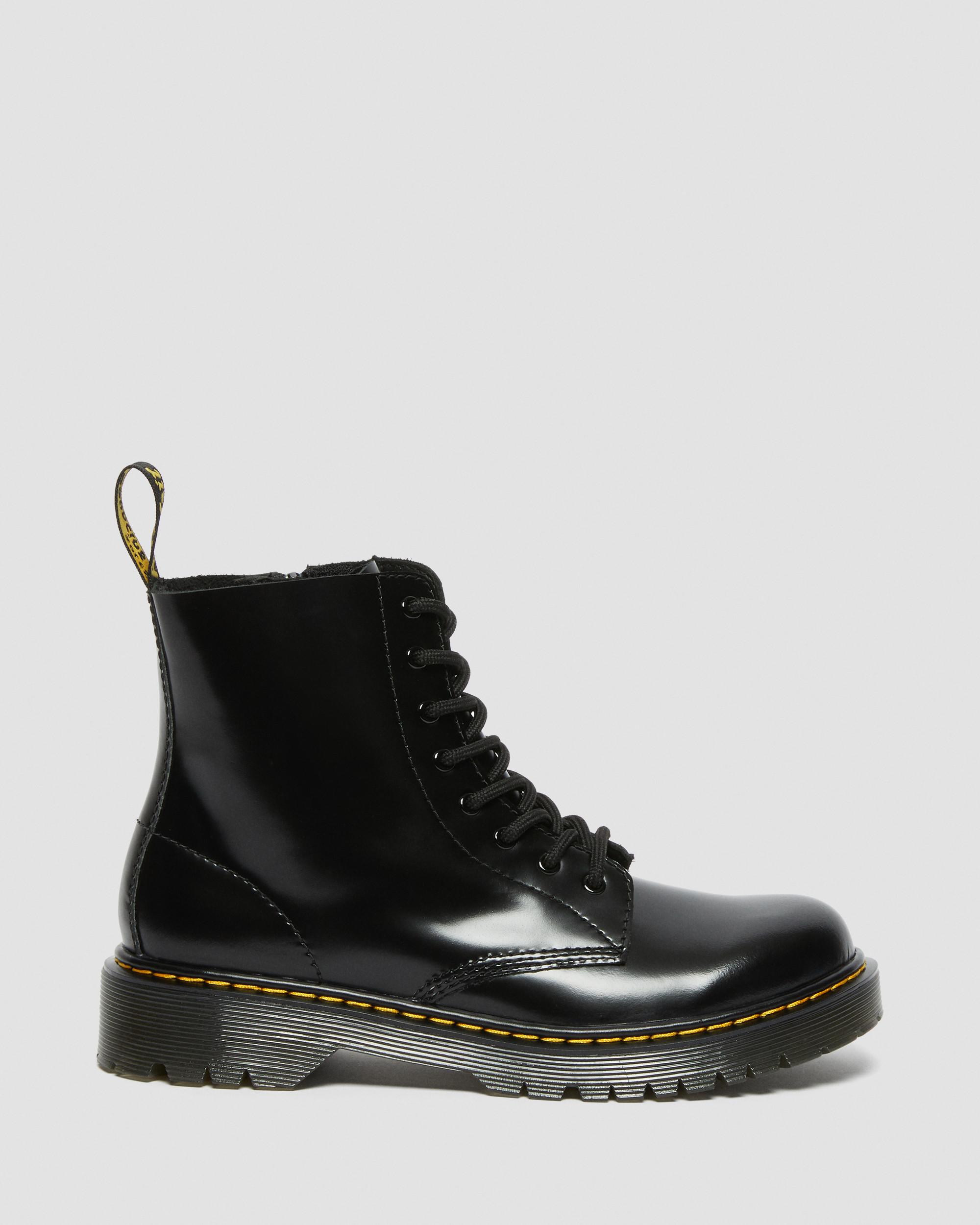 Youth 1460 Pascal Bex Leather Lace Up Boots in BLACK | Dr. Martens™