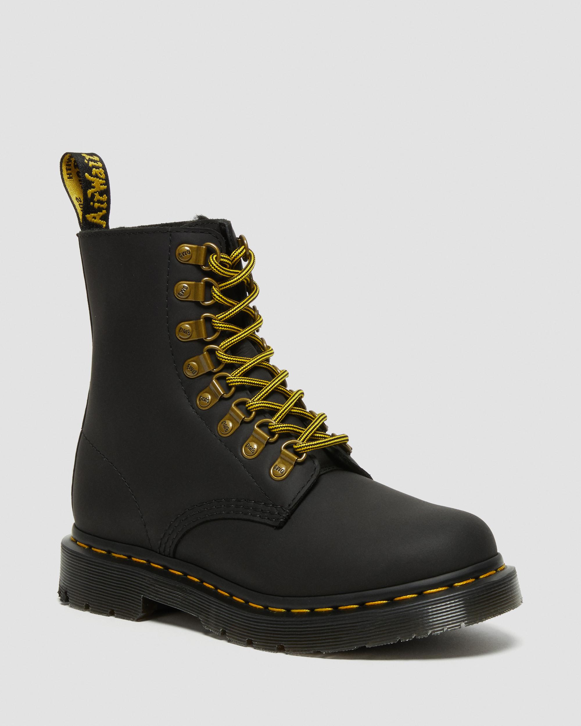 1460 PascalDM's Wintergrip Leather Ankle Boots in Black | Dr. Martens