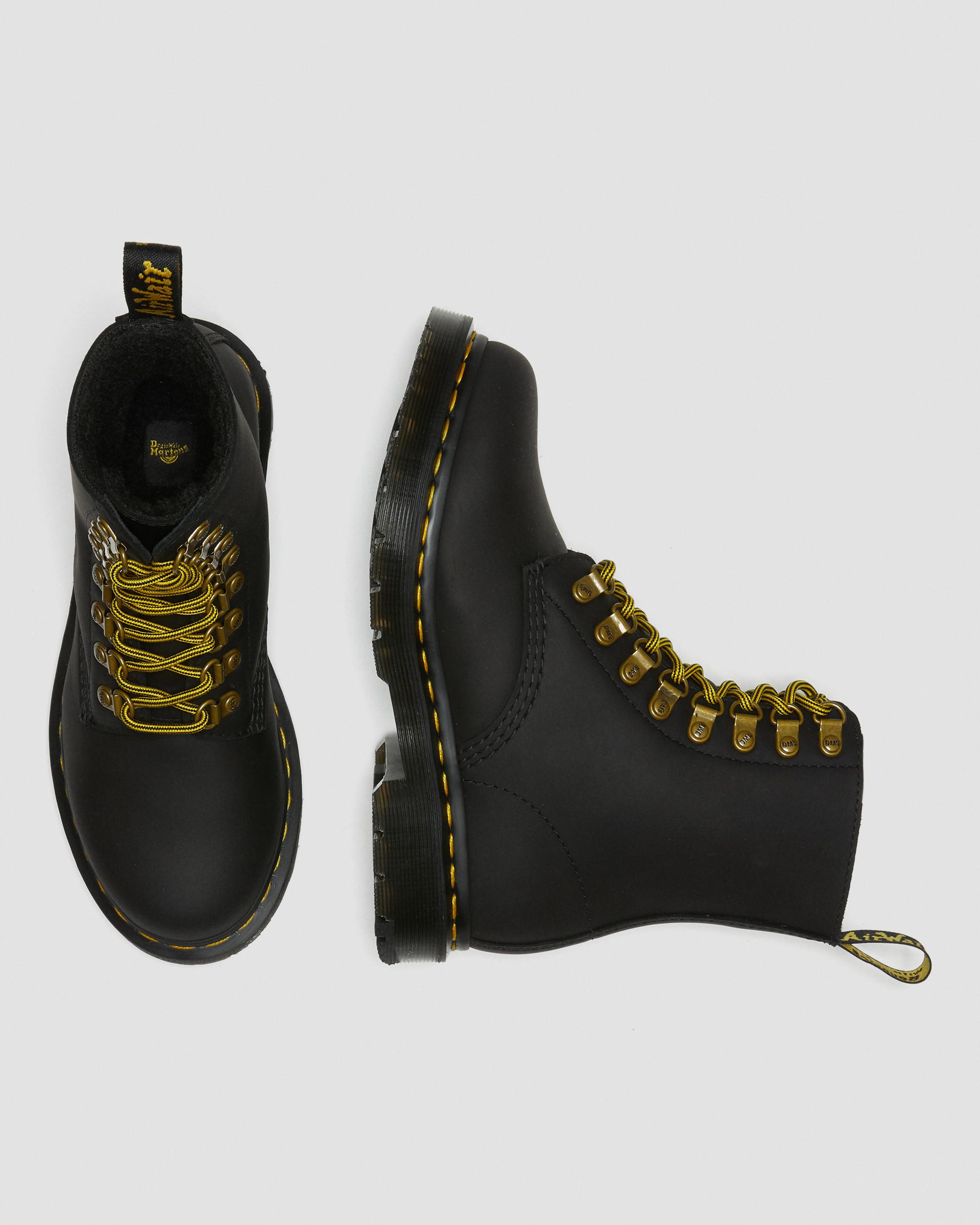1460 Women's Pascal Nappa Zipper Boots, Black