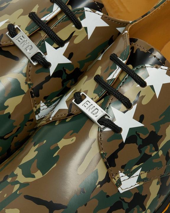 1461 Camo Sophnet. X End. Leather Shoes in Multi | Dr. Martens 1461 Camo Sophnet. X End. Leather Shoes in Multi | Dr. Martens