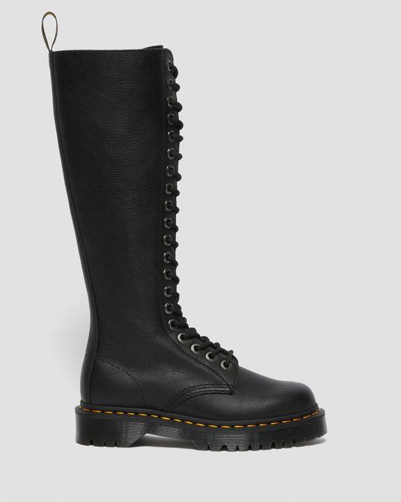 1B60 Bex Pisa-läder knähöga kängor svart1B60 Bex Pisa-läder knähöga kängor Dr. Martens