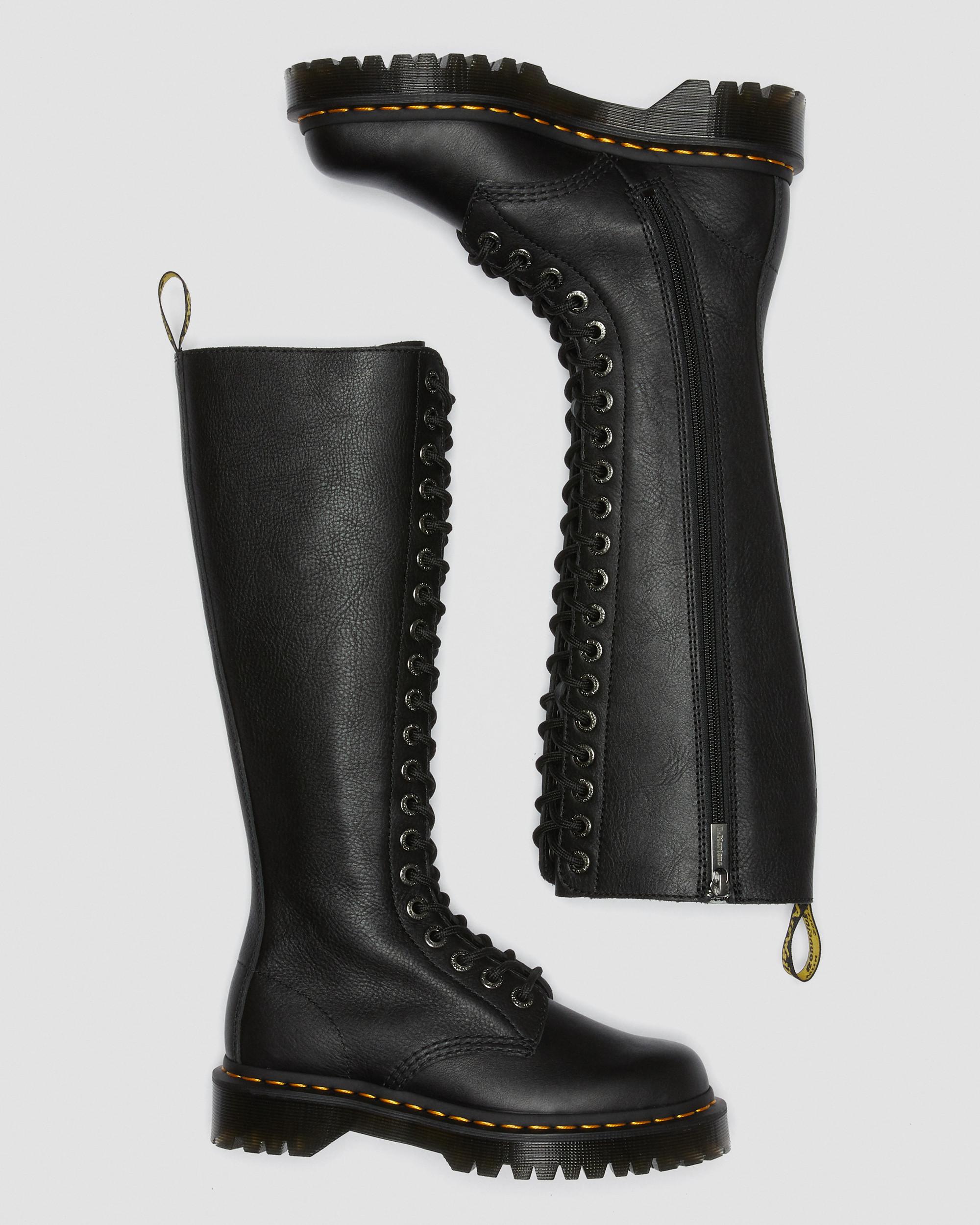 DR MARTENS 1B60 Bex Pisa Leather Knee High Boots