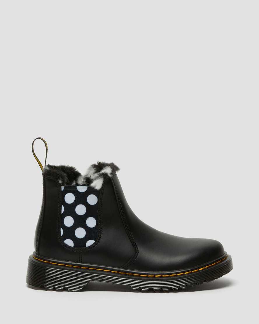 https://i1.adis.ws/i/drmartens/27035001.88.jpg?$large$Junior 2976 Leonore Faux Fur Lined Leather Chelsea Boots | Dr Martens