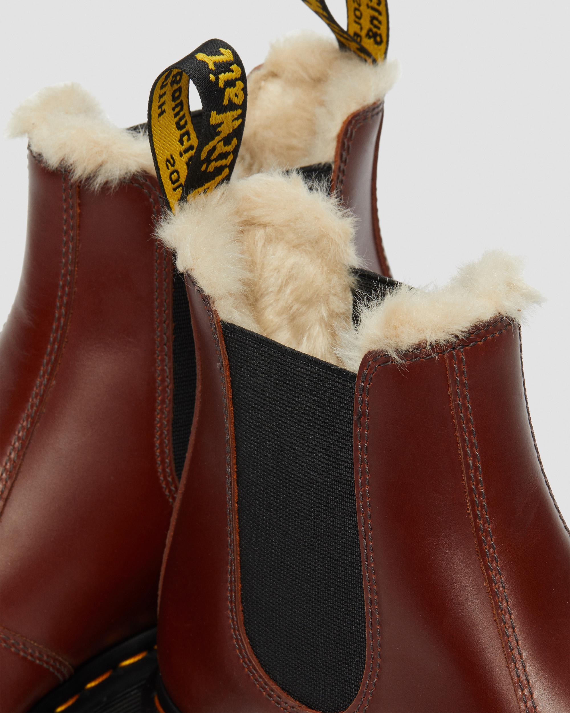 Dr. Martens on X: Take cold weather in your stride, with a pull-on-and-go  classic. The 2976 Chelsea boot, this time fur-lined for extra warmth. Find  out more:   / X