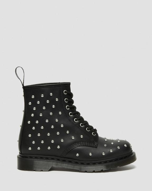 1460 Stud Wanama Leather Lace Up Boots in Black | Dr. Martens 1460 Stud Wanama Leather Lace Up Boots in Black | Dr. Martens