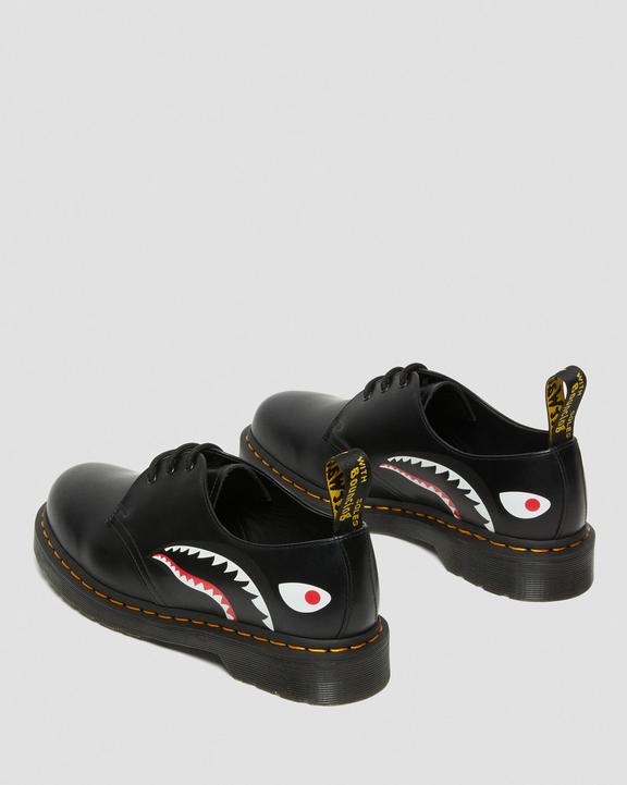A BATHING APE® x mastermind JAPAN 1461 Shoes in Black | Dr A BATHING APE® x mastermind JAPAN 1461 Shoes in Black | Dr