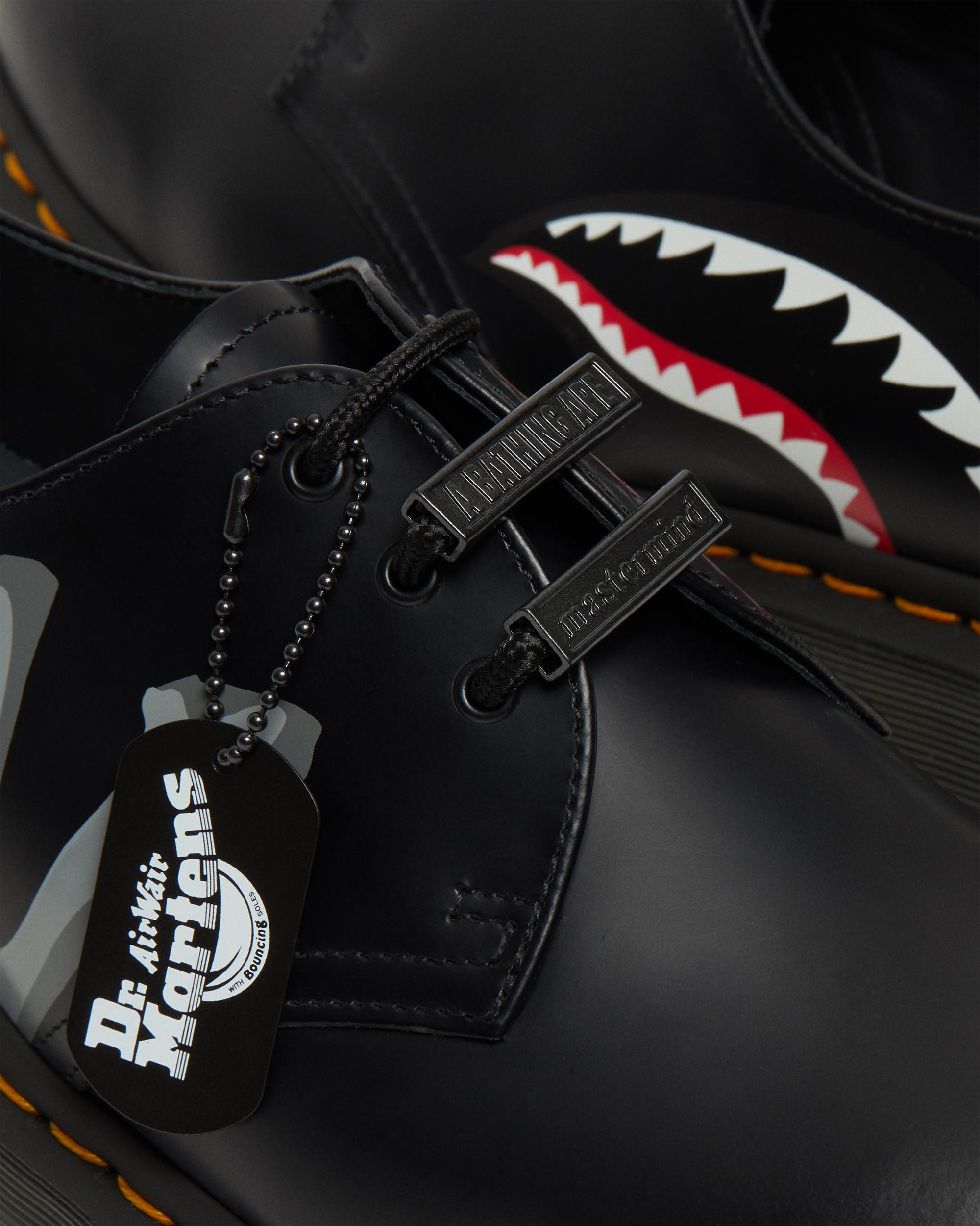 A BATHING APE® x MASTERMIND JAPAN 1461 SHOES​ in Black