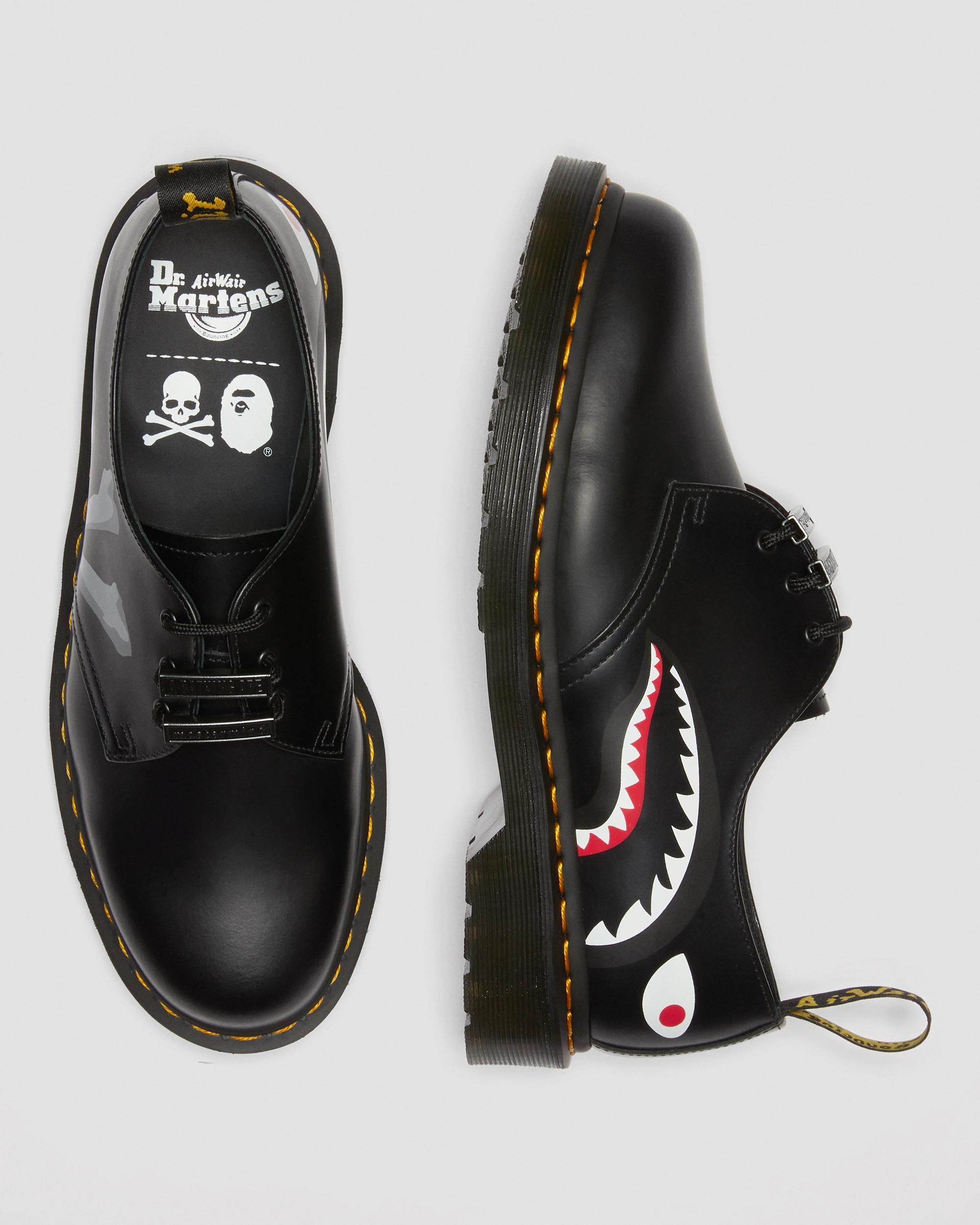 A BATHING APE® x mastermind JAPAN 1461 Shoes in BLACK+MULTI | Dr
