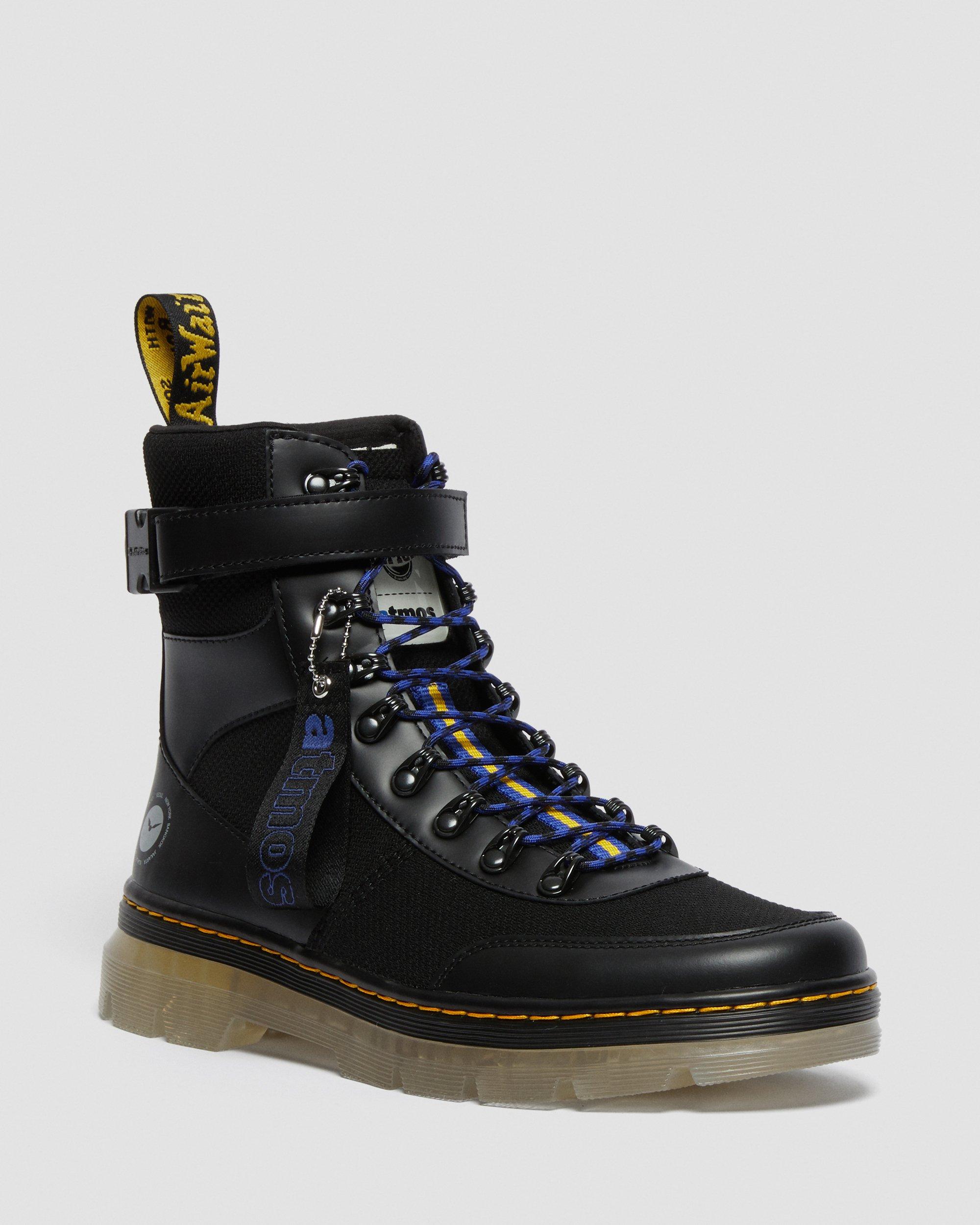 Dr.Martens × atmos Combs Tech Atmos Casual Boots in BLACK | Dr. Martens™