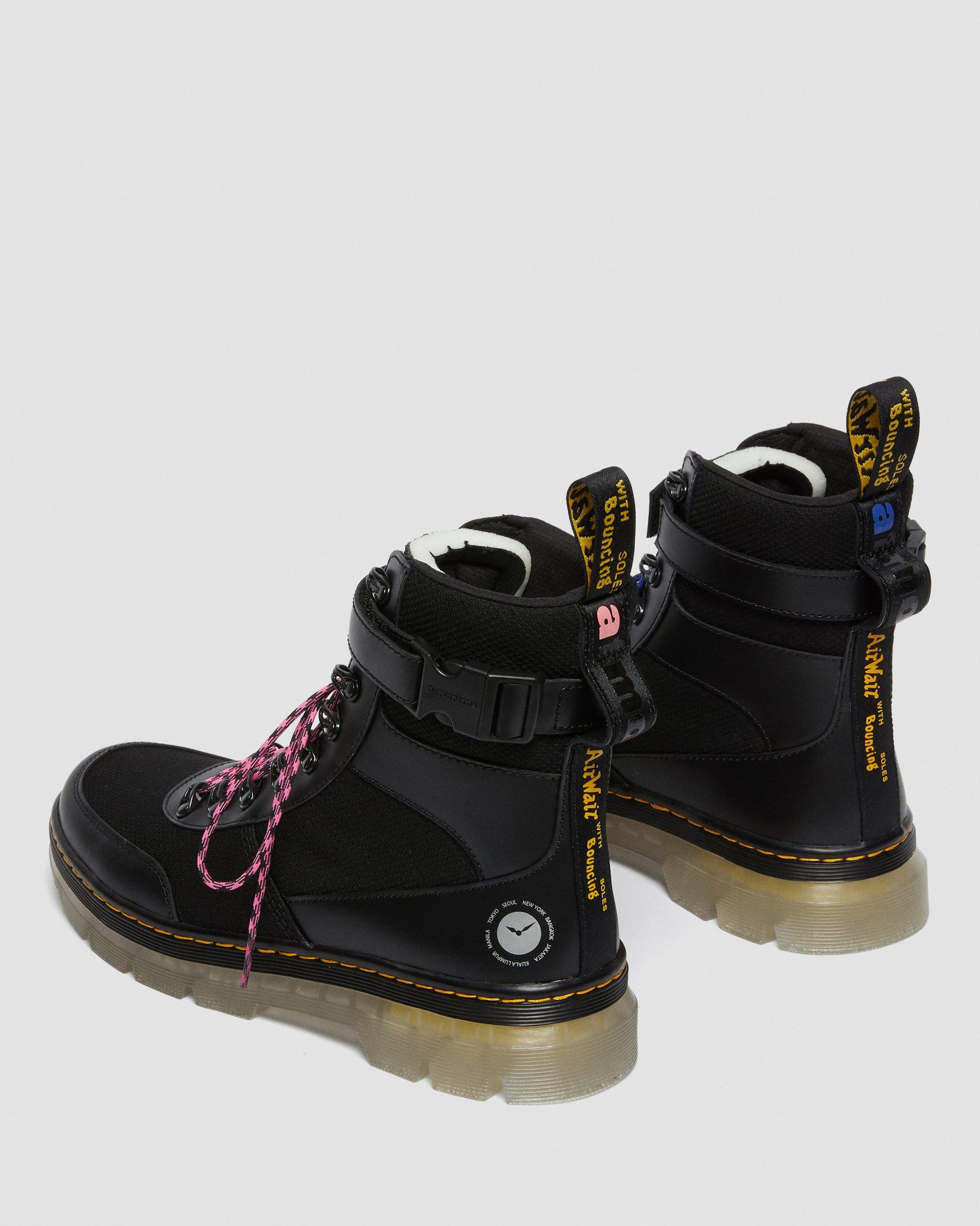 Dr.Martens × atmos Combs Tech Atmos Casual Boots in BLACK | Dr. Martens™