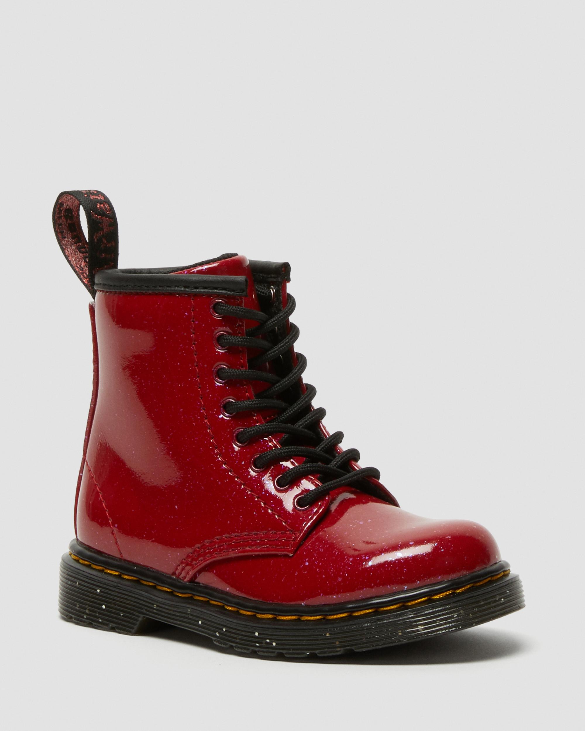 Baby red boots best sale