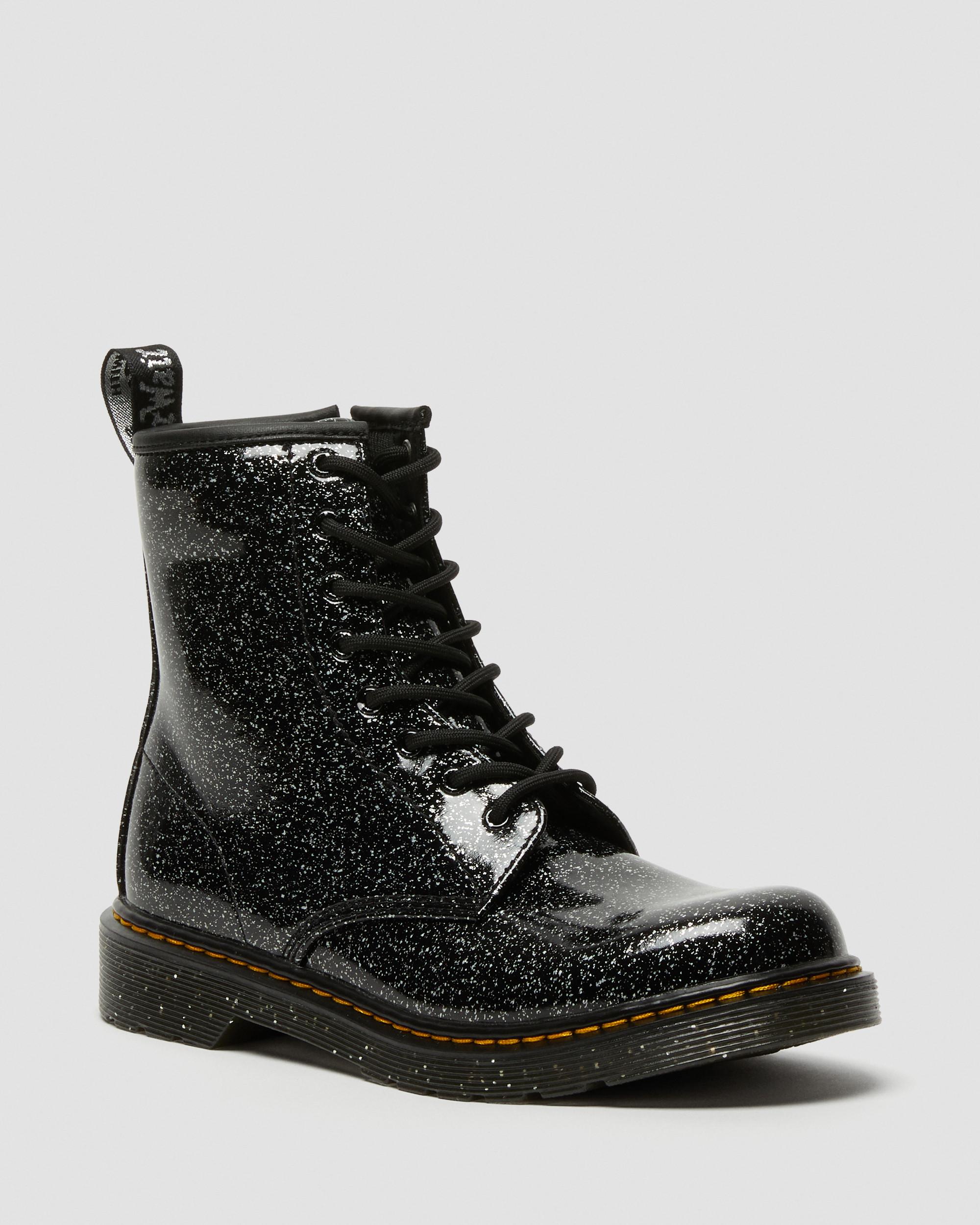 Youth Sinclair Bex Patent Leather Boots in Black | Dr. Martens