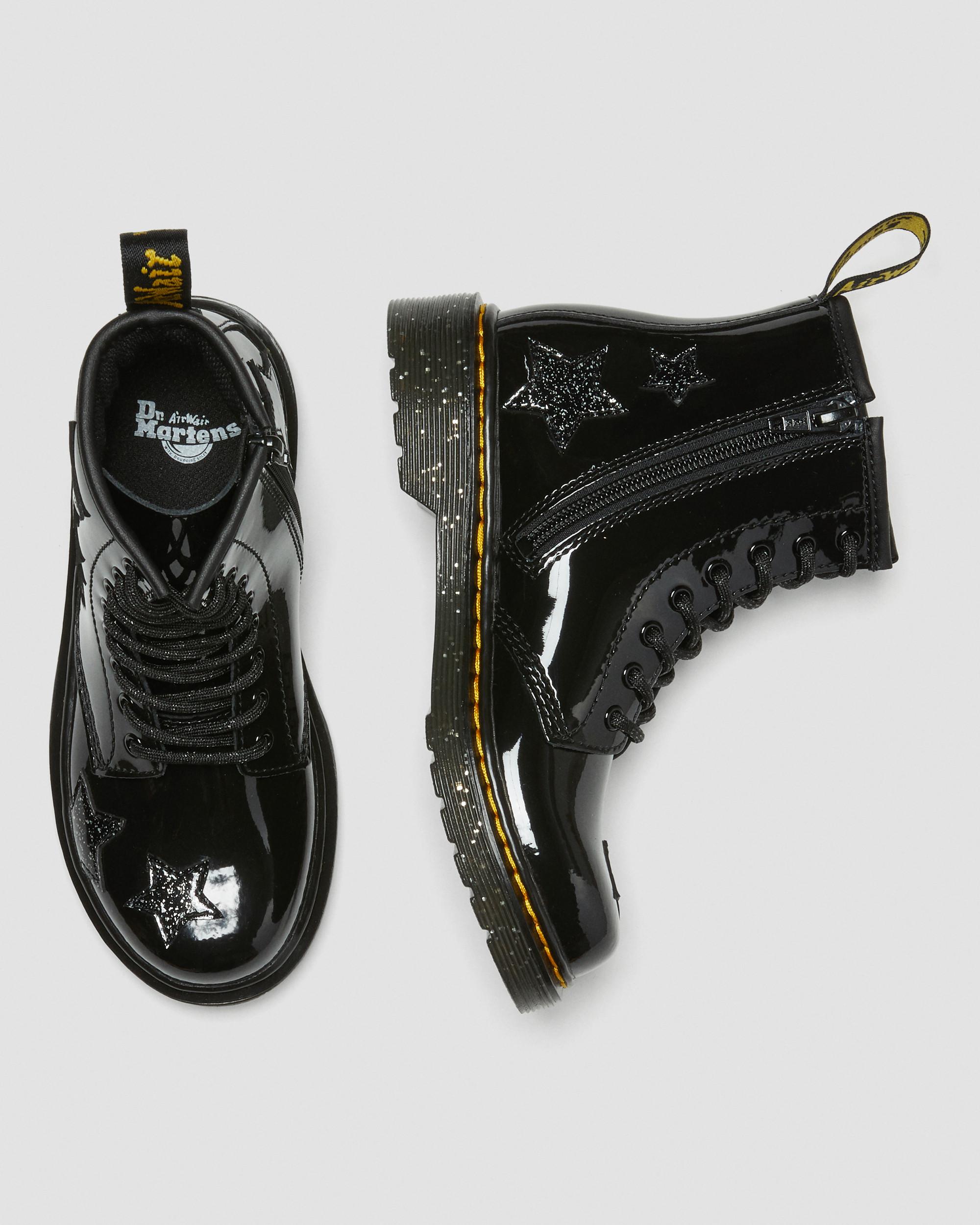 Bottines Dr. Martens 1460 J Junior Cosmic Noir - Taille UK 1 (US 2) - Occasion