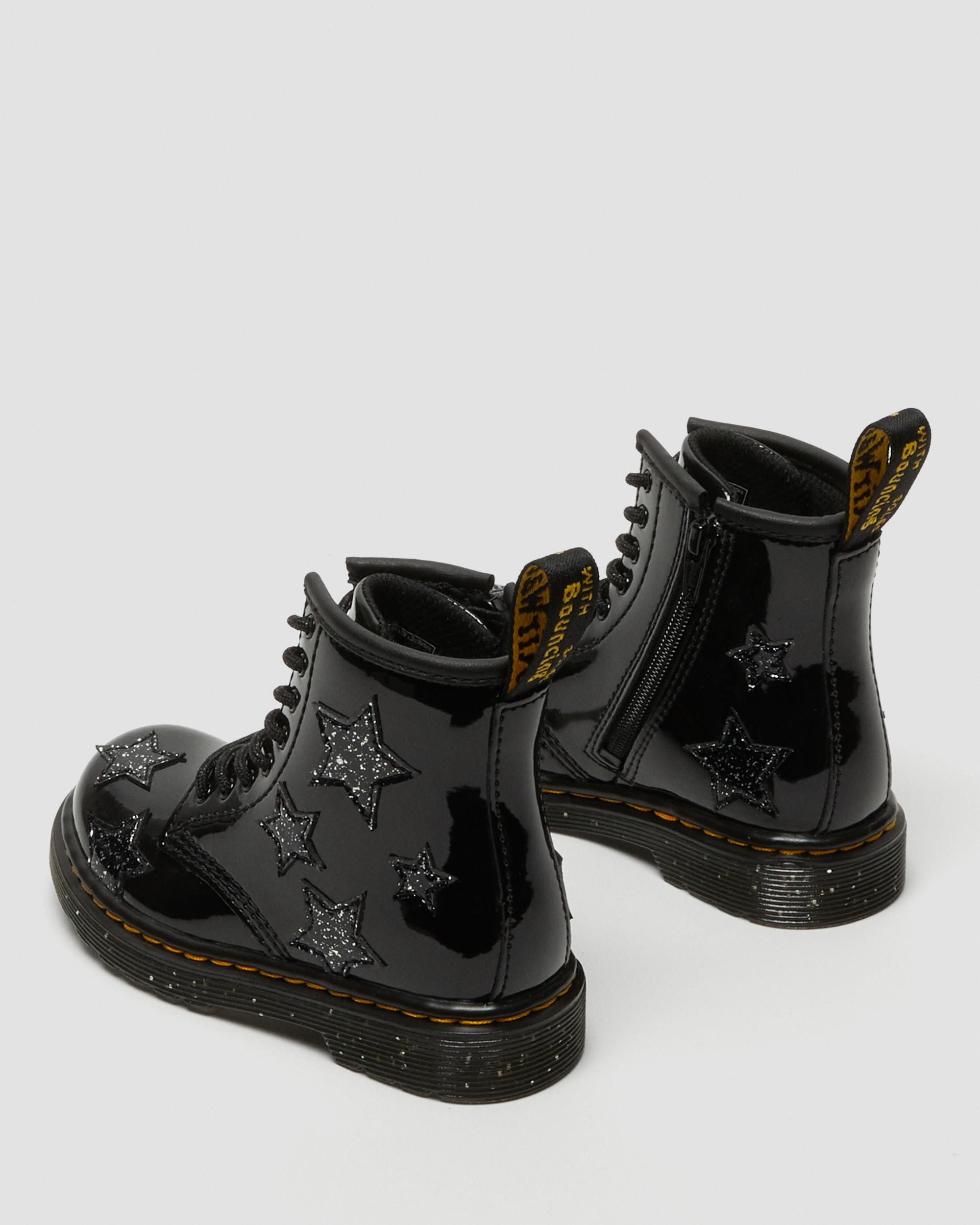 Martens Black Glitter Dr Martens Toddler Glitter Doc Martens 1460