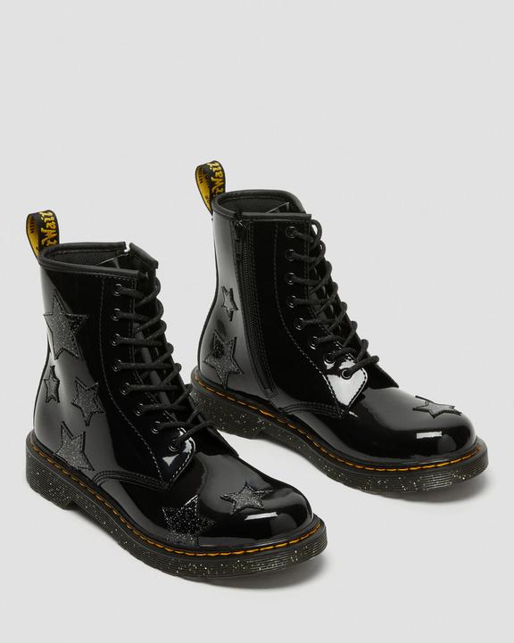 https://i1.adis.ws/i/drmartens/27060001.88.jpg?$large$Youth 1460 Glitter Star Patent Lace UpBoots Dr. Martens