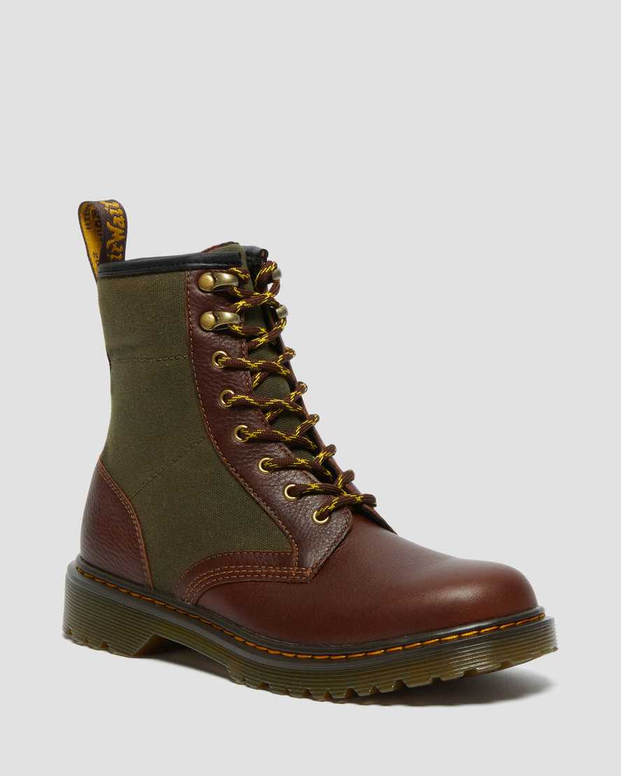 https://i1.adis.ws/i/drmartens/27068849.88.jpg?$large$Youth 1460 Panel Canvas and Leather Lace Up Boots | Dr Martens