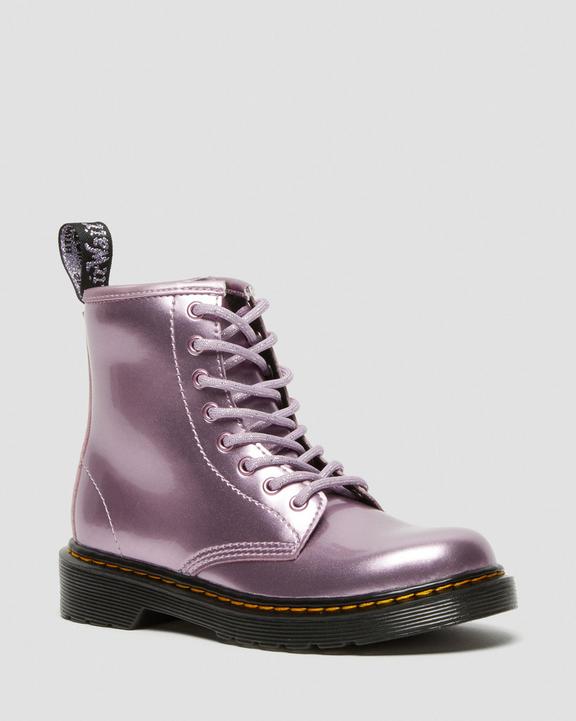 Junior 1460 Metallic Lace Up Boots in Pink | Dr. Martens