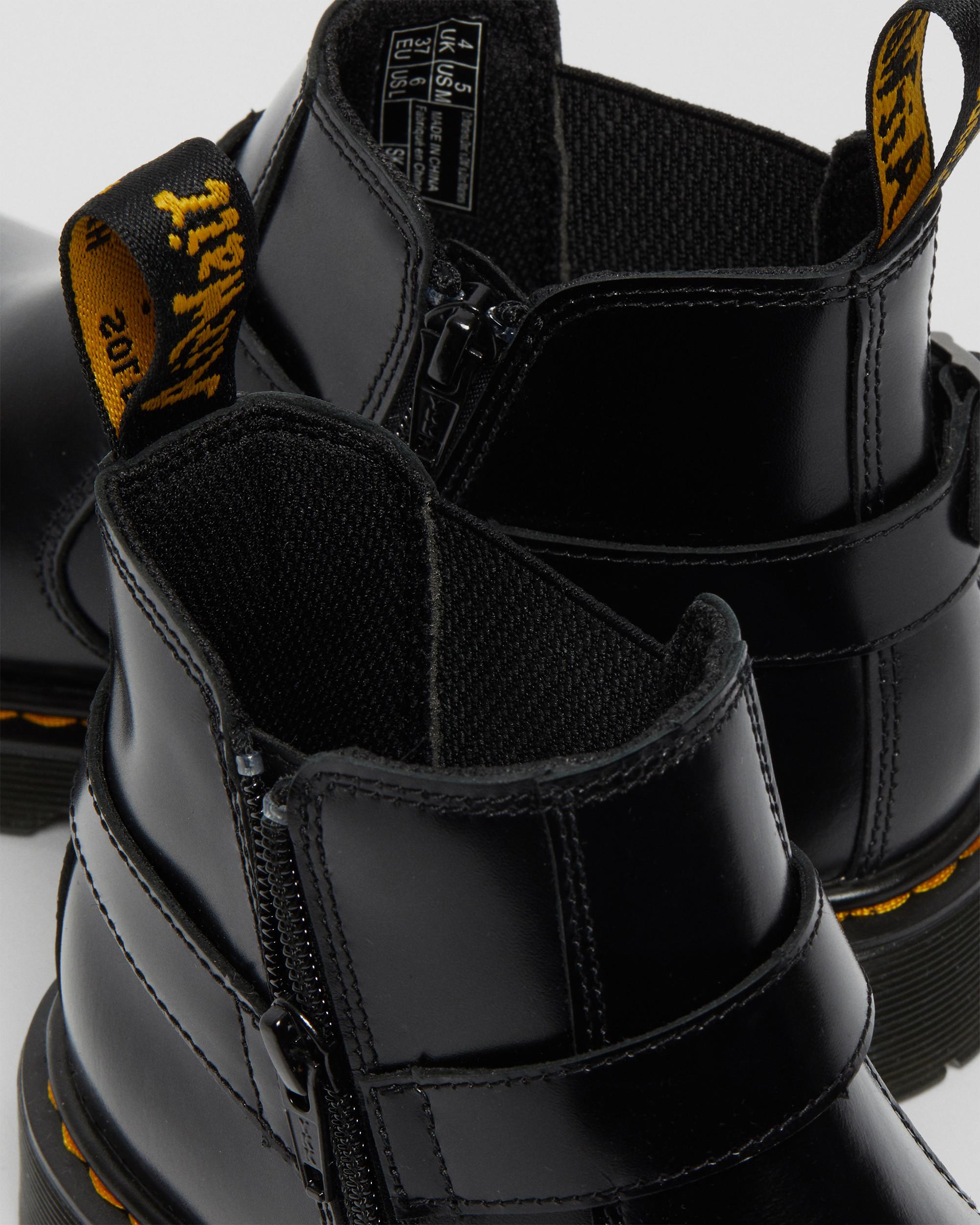 Youth Wincox Bex Leather Chelsea Boots in BLACK | Dr. Martens™
