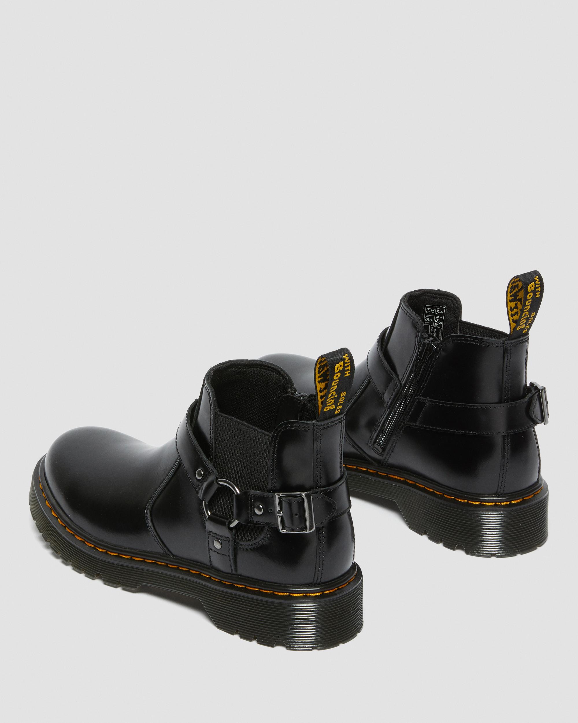 Youth Wincox Bex Leather Chelsea Boots in BLACK | Dr. Martens™
