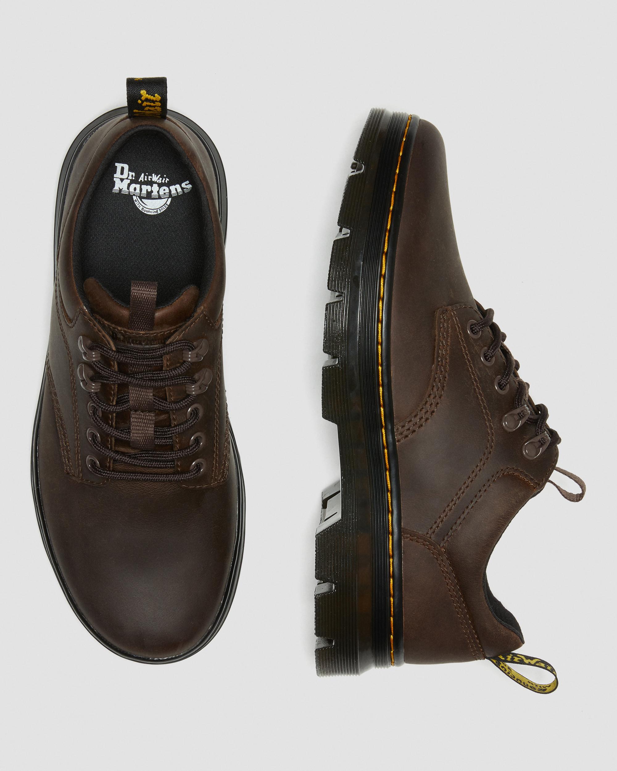 Reeder Crazy Horse Leather Utility Shoes | Dr. Martens ReWair