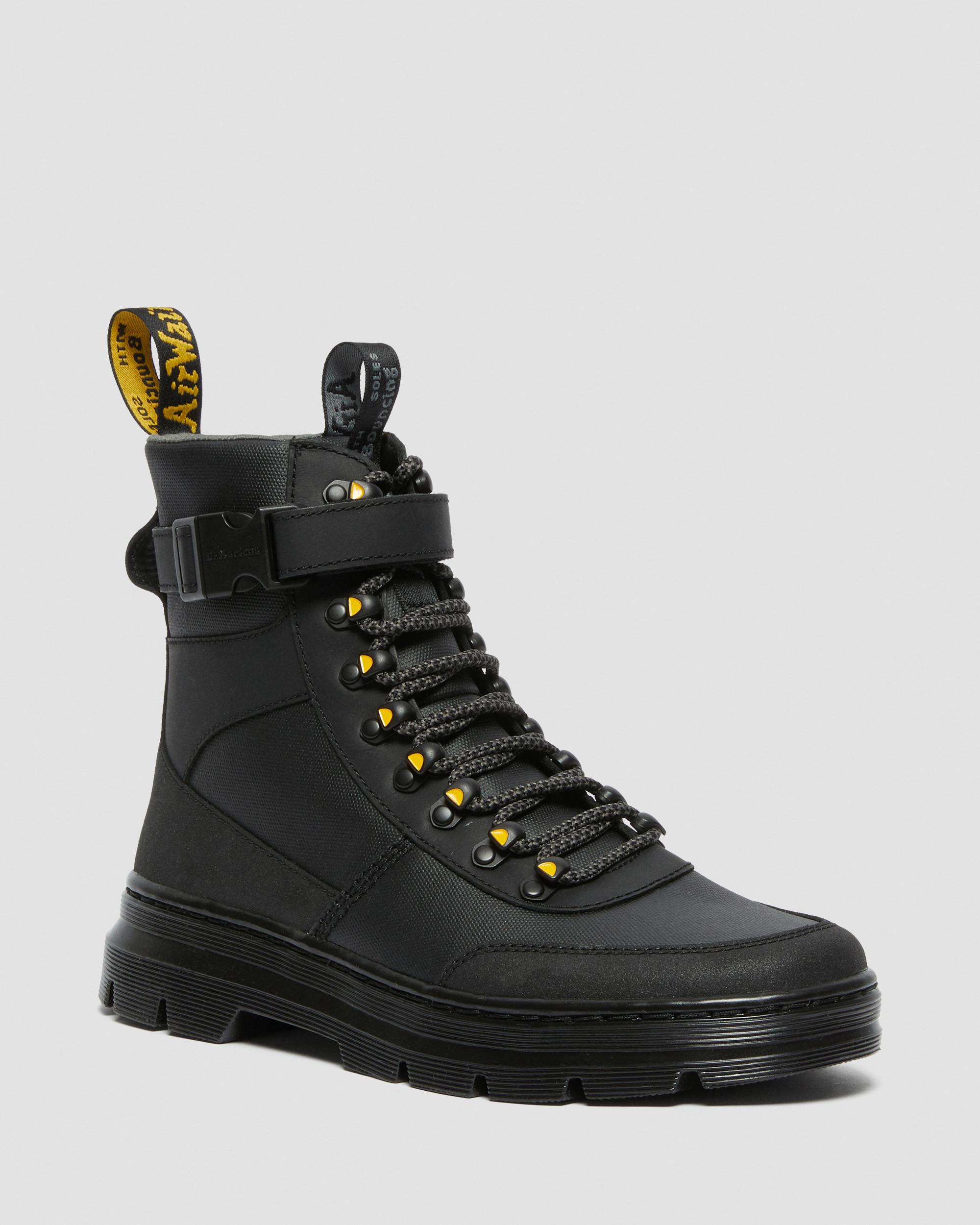 Combs Tech Coated Canvas Casual Boots in BLACK | Dr. Martens™