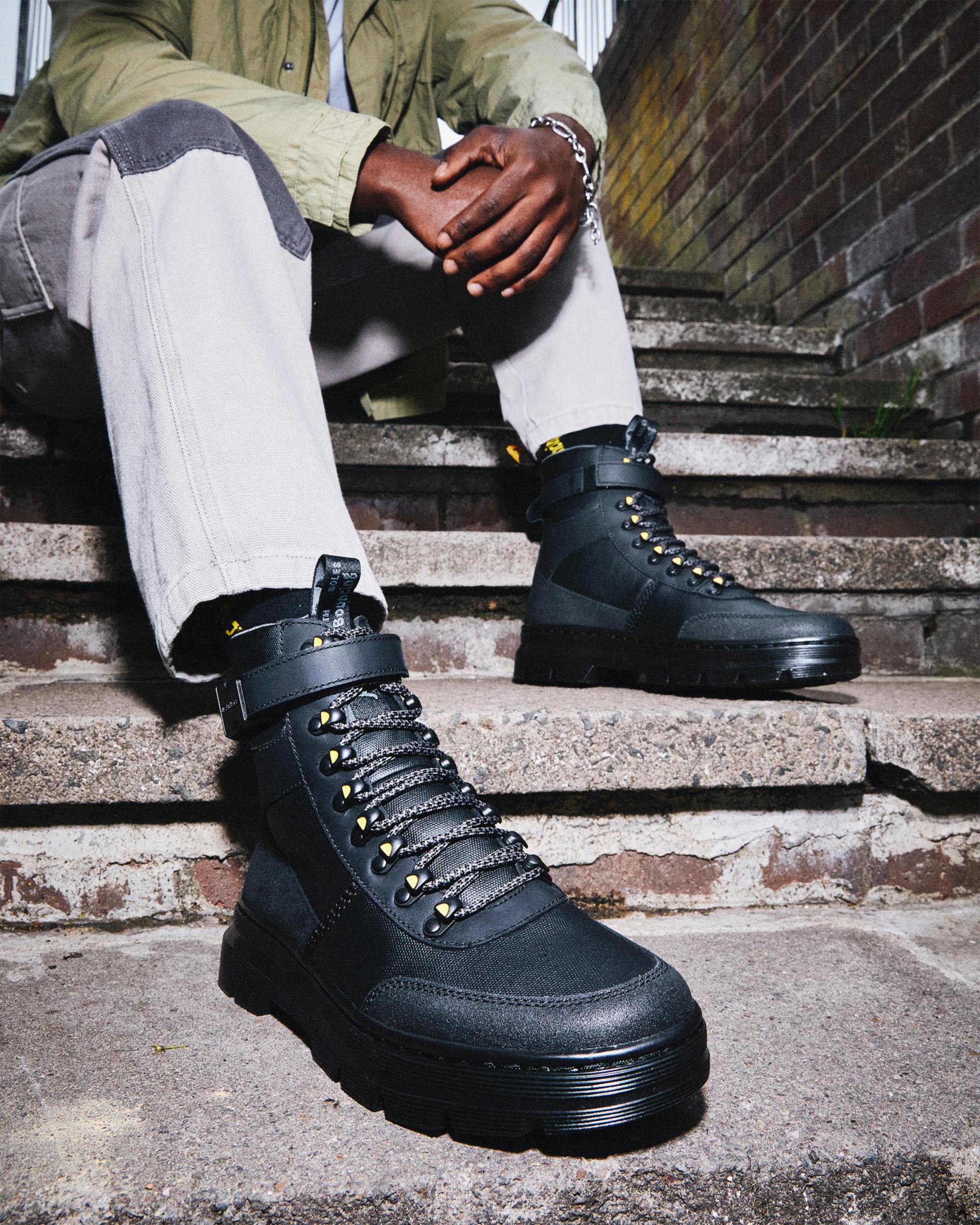 Dr. Martens COMBS TECH ブーツ 25cm Combs Tech Coated Canvas Casual Boots in BLACK | Dr. Martens™