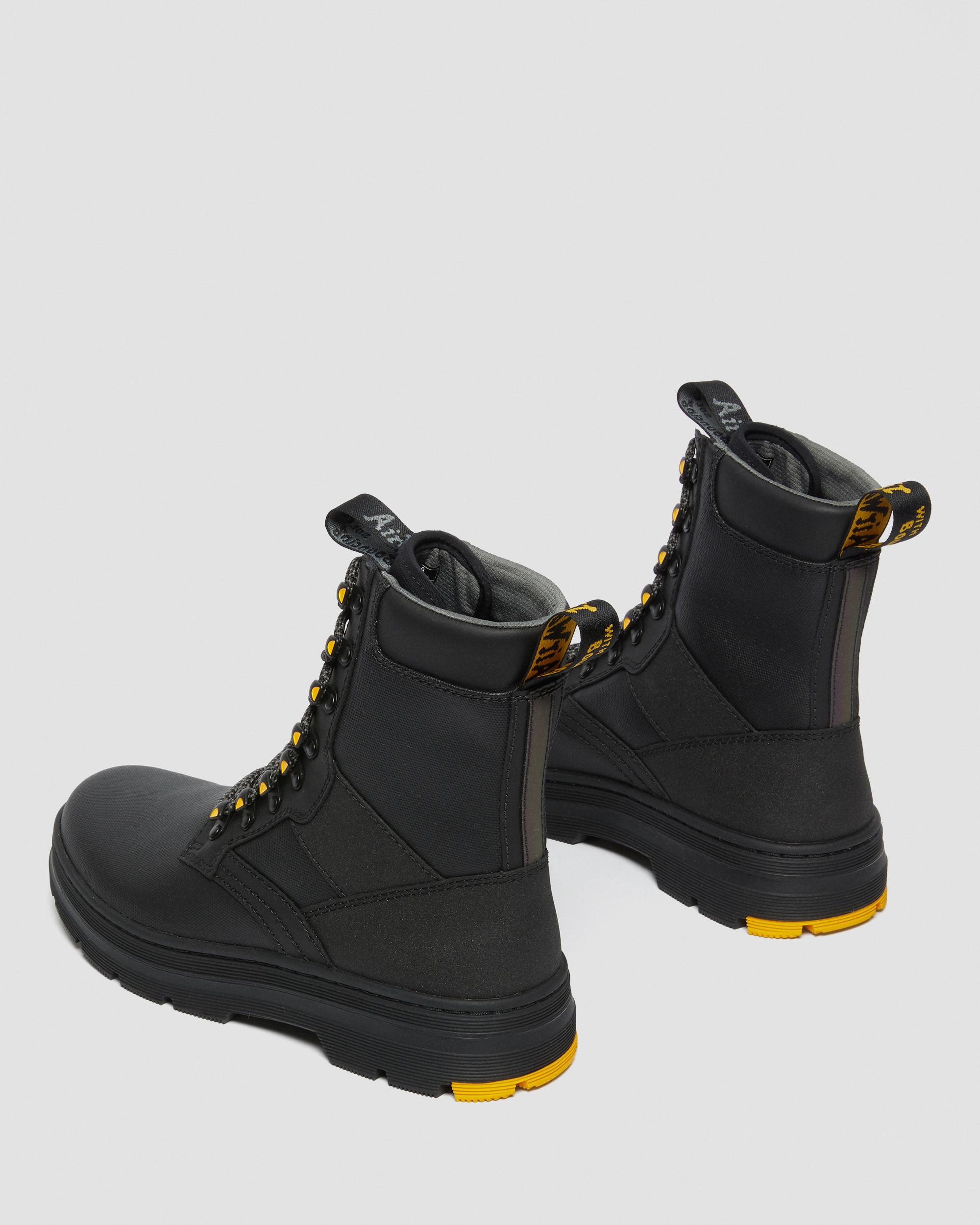 Iowa Coated Canvas Mix Casual Boots in BLACK | Dr. Martens™