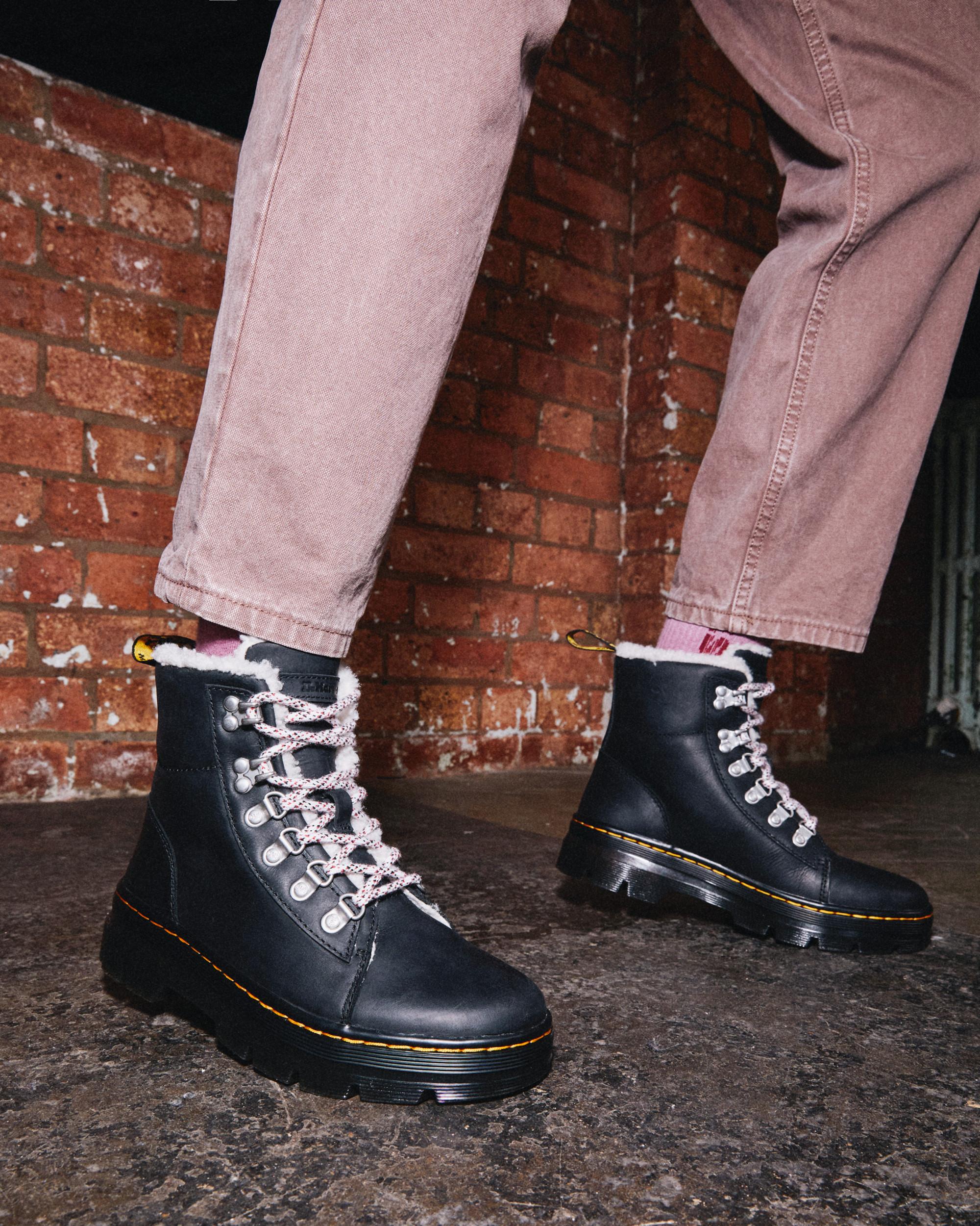 Combs Faux Shearling Lined Casual Boots | Dr. Martens