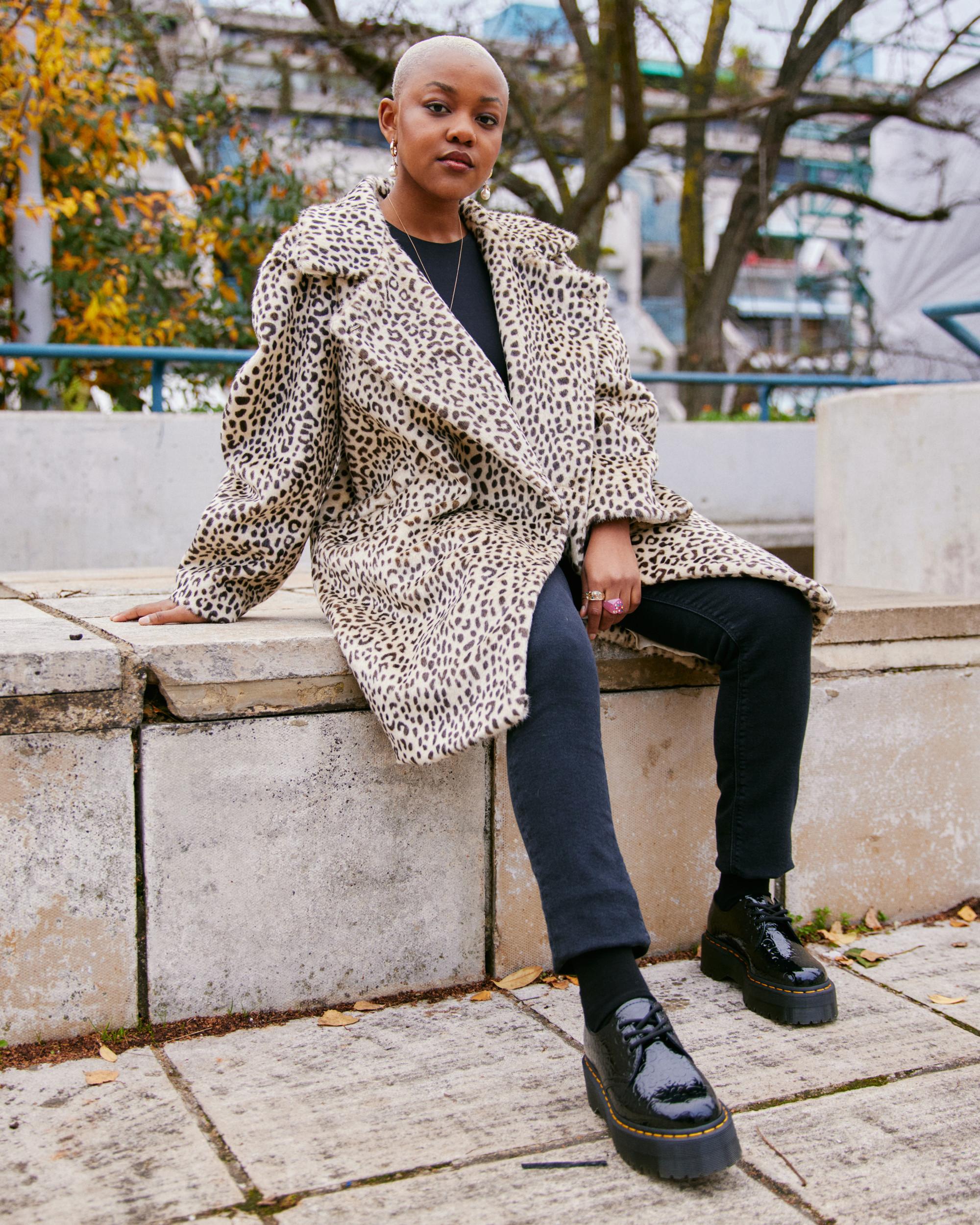 Dr. Martens 1461 Quadエナメルレオパードエンボス 27cm Dr. Martens 1461 Quadエナメルレオパードエンボス 27cm