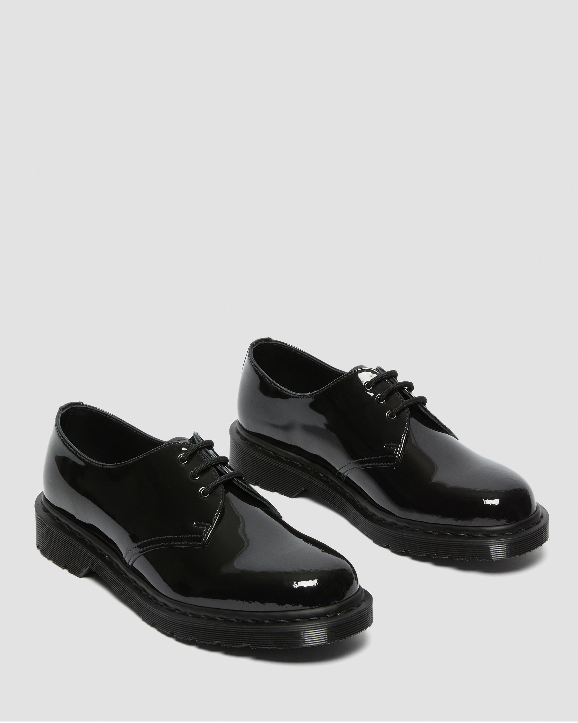 1461 Mono Made In England Patent Läderskor