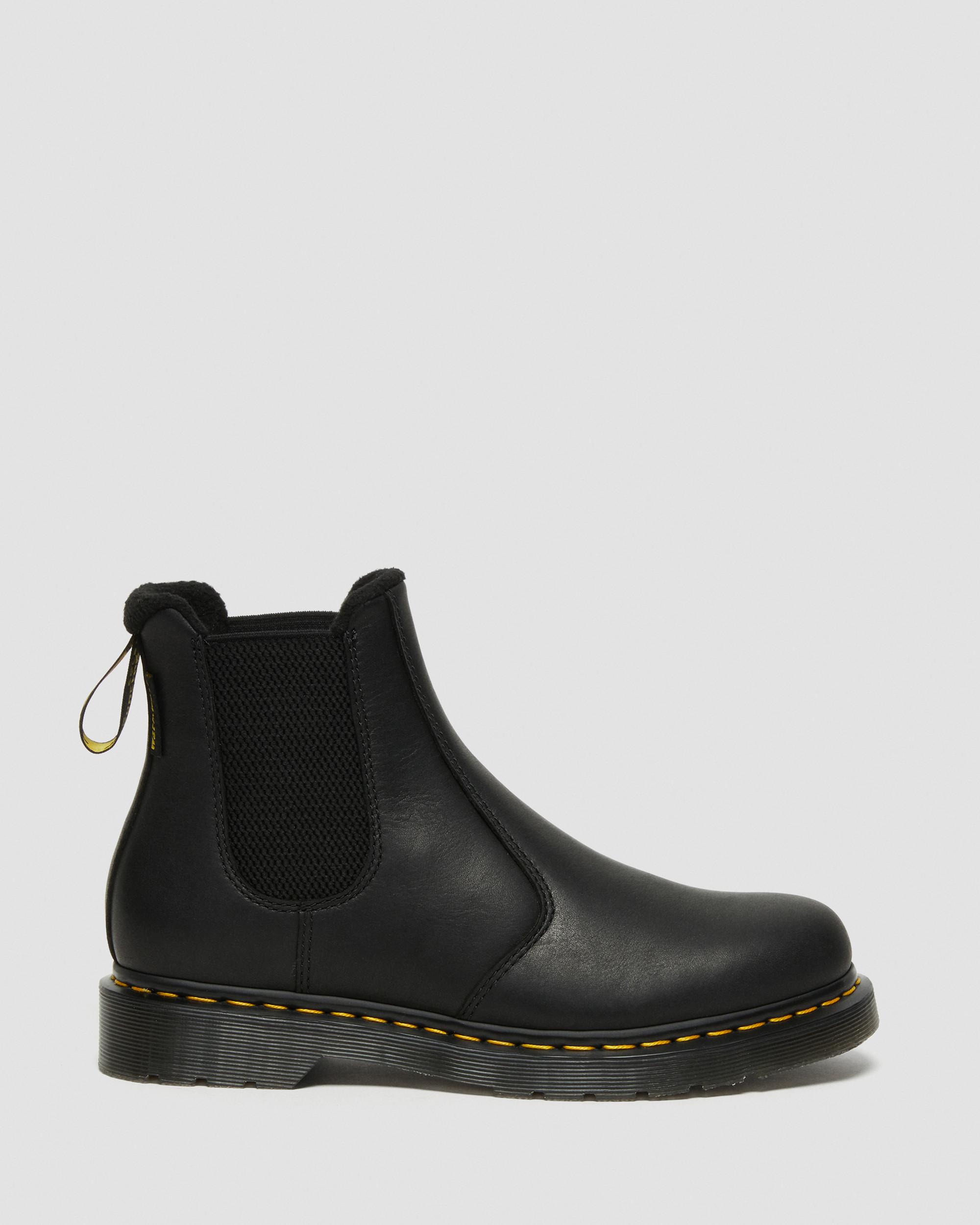 2976 Warmwair Leather Chelsea Boots in Black | Dr. Martens