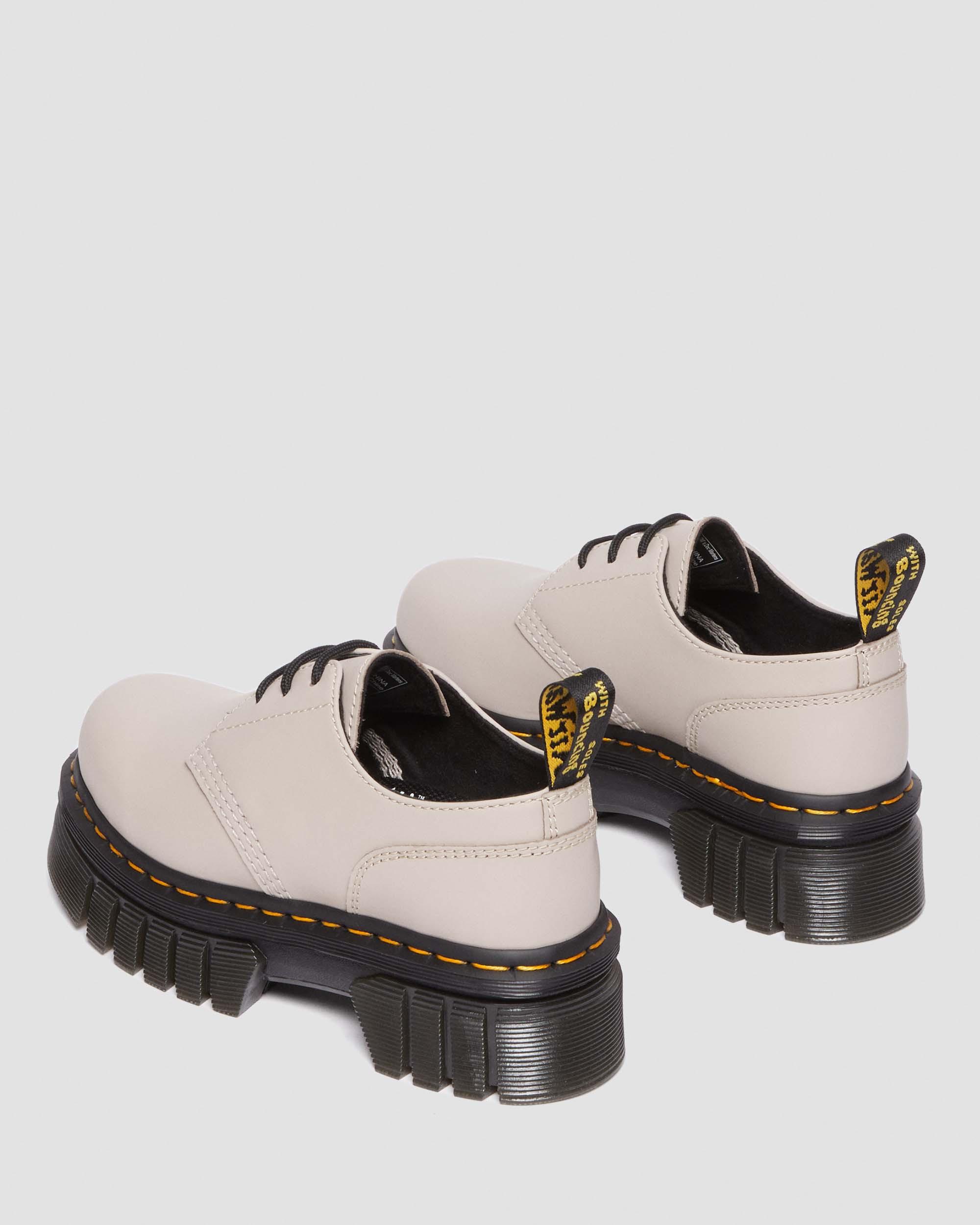 Audrick Nappa Leather Platform Shoes in VINTAGE TAUPE | Dr. Martens™