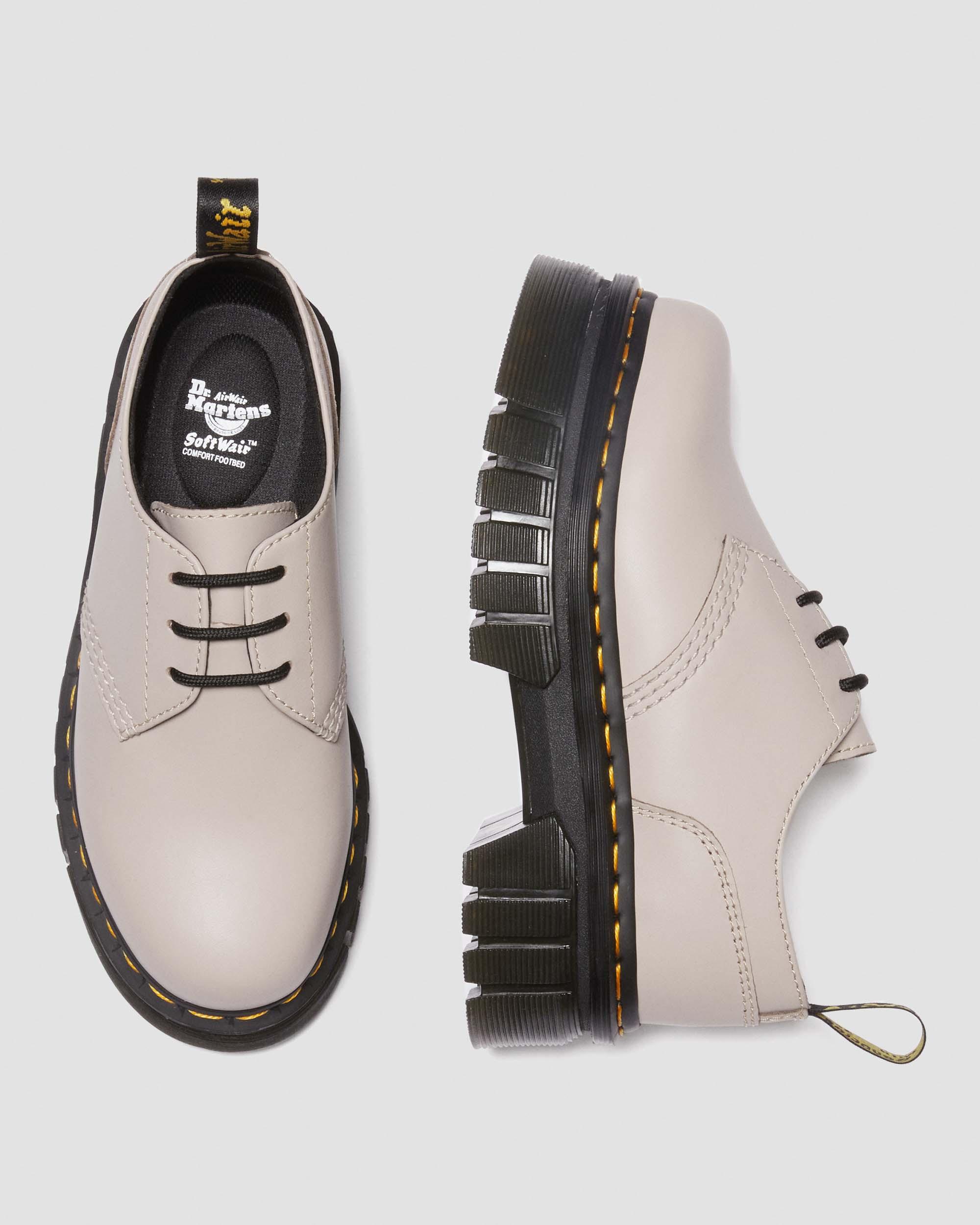 Audrick Nappa Leather Platform Shoes in VINTAGE TAUPE | Dr. Martens™