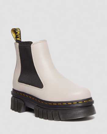 Audrick Chelsea-støvler med platform i Nappa Lux-læder
