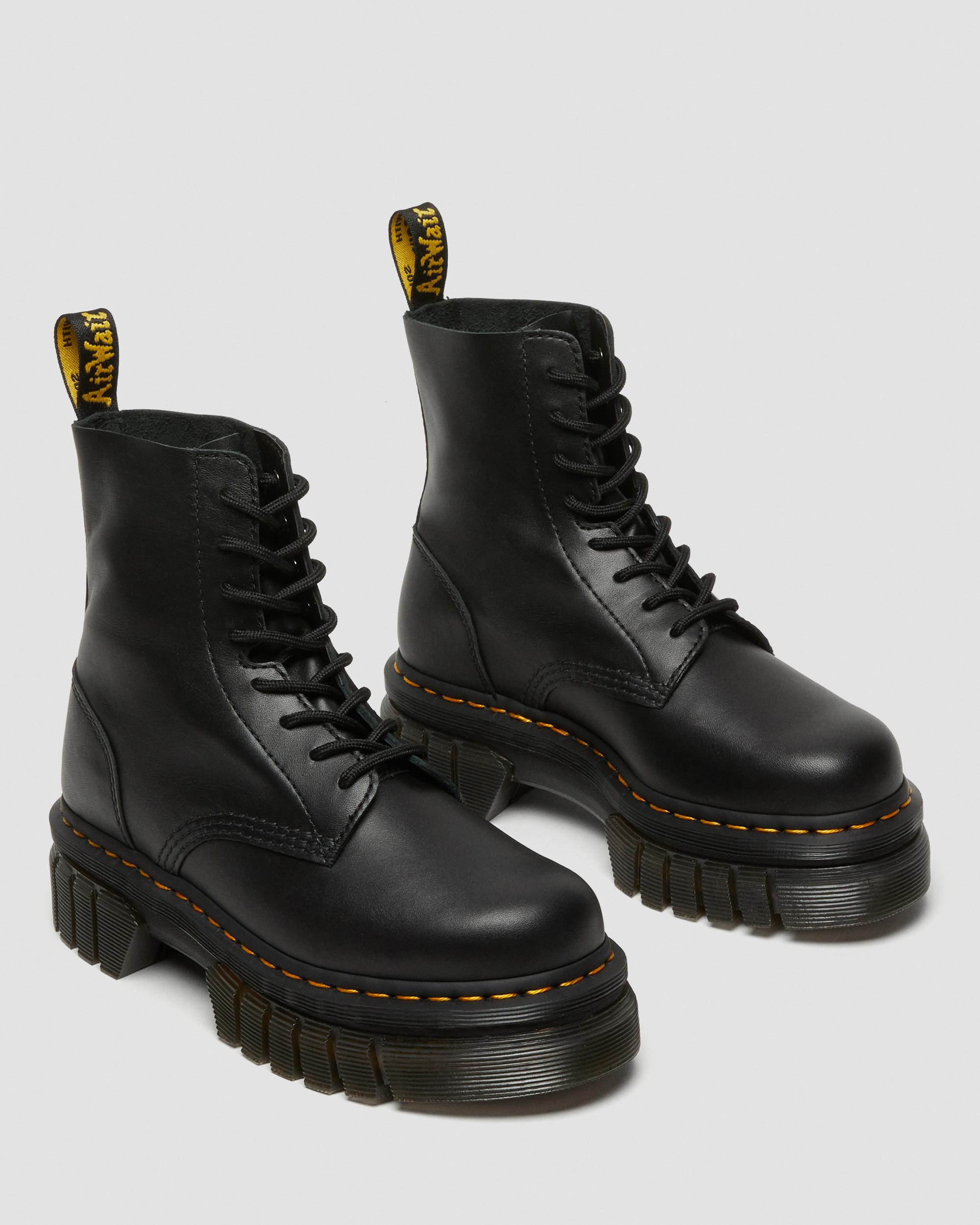 Audrick Nappa Leather Platform Ankle Boots | Dr. Martens