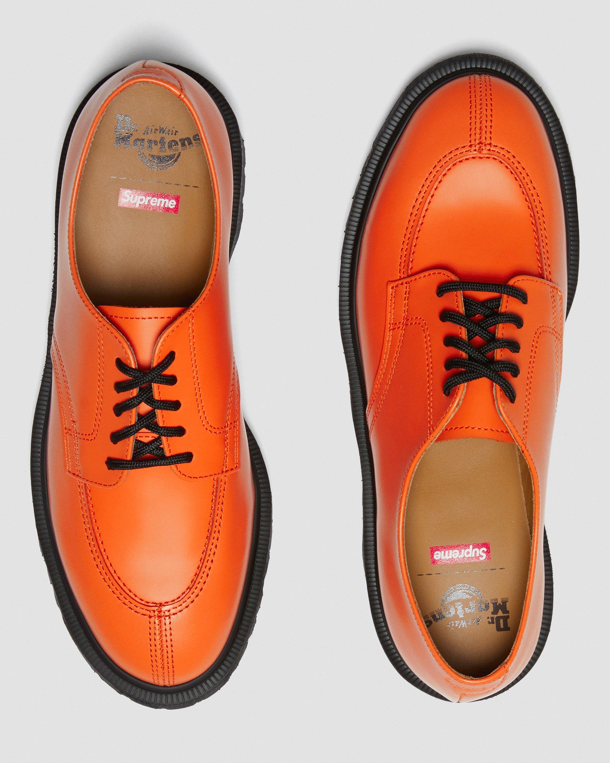 Supreme® 2046 Smooth Leather Oxford Shoes in ORANGE | Dr. Martens™