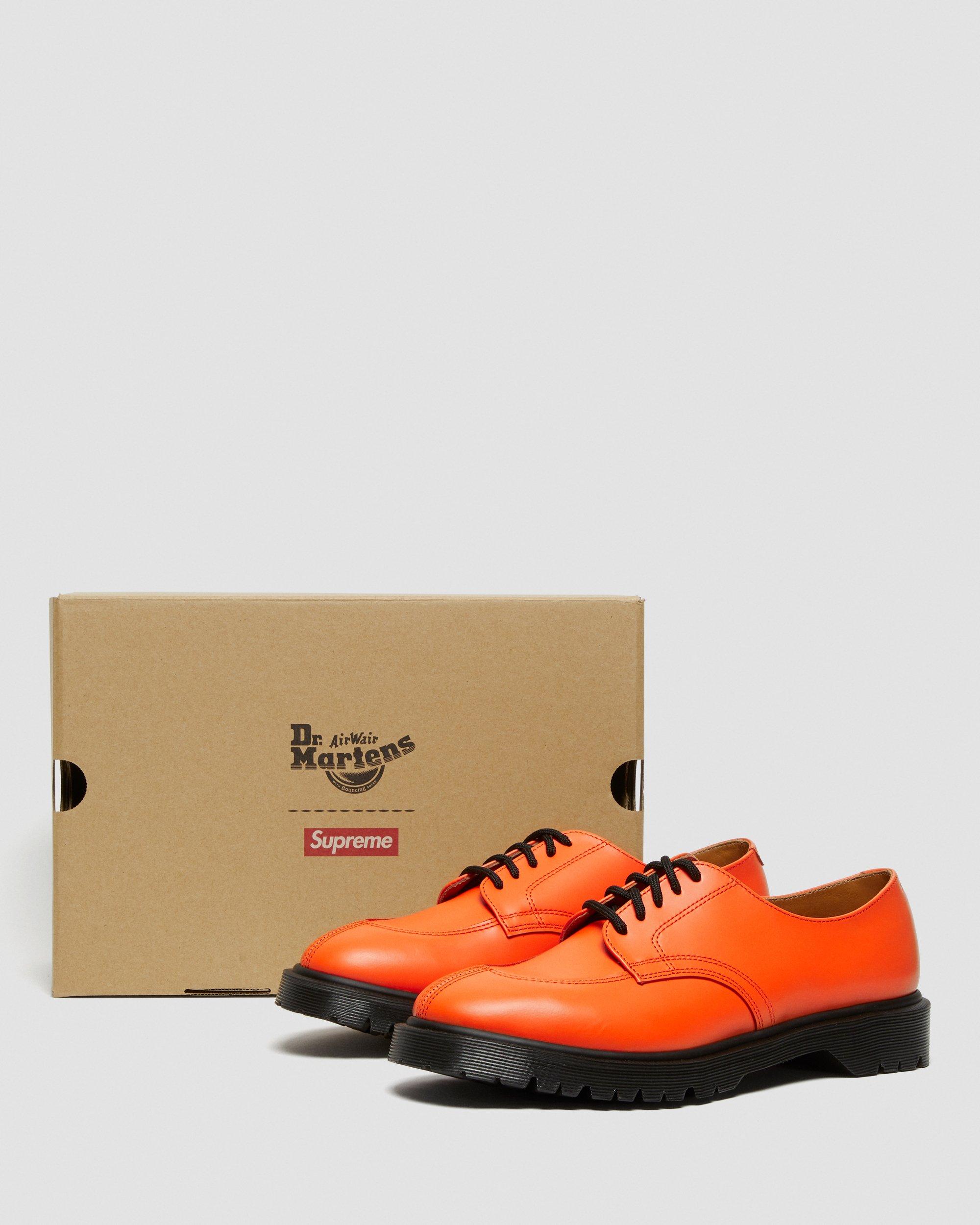 Supreme® 2046 Smooth Leather Oxford Shoes in ORANGE | Dr. Martens™