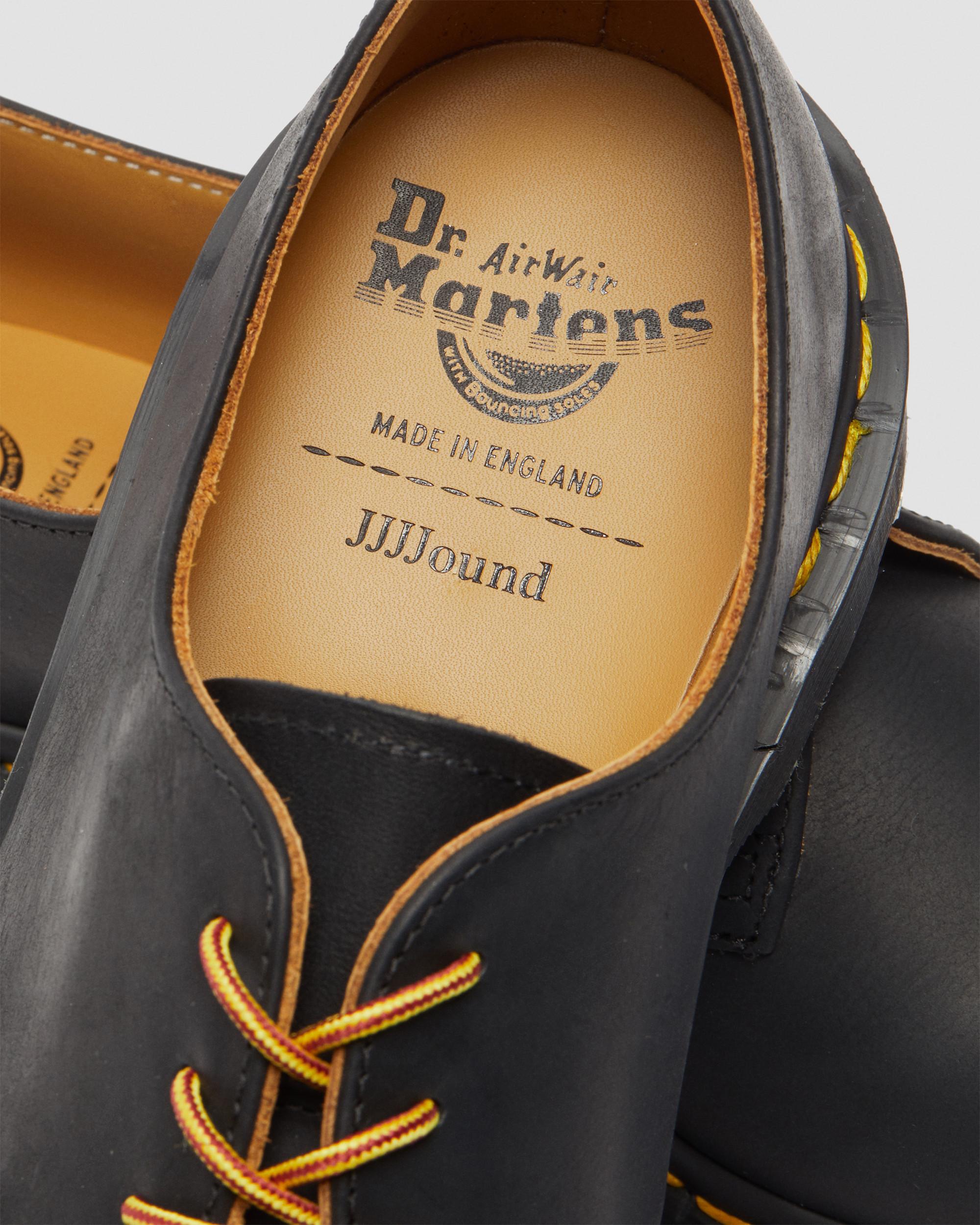 Archie II JJJJound Wyoming Leather Lace Up Shoes in Black | Dr. Martens