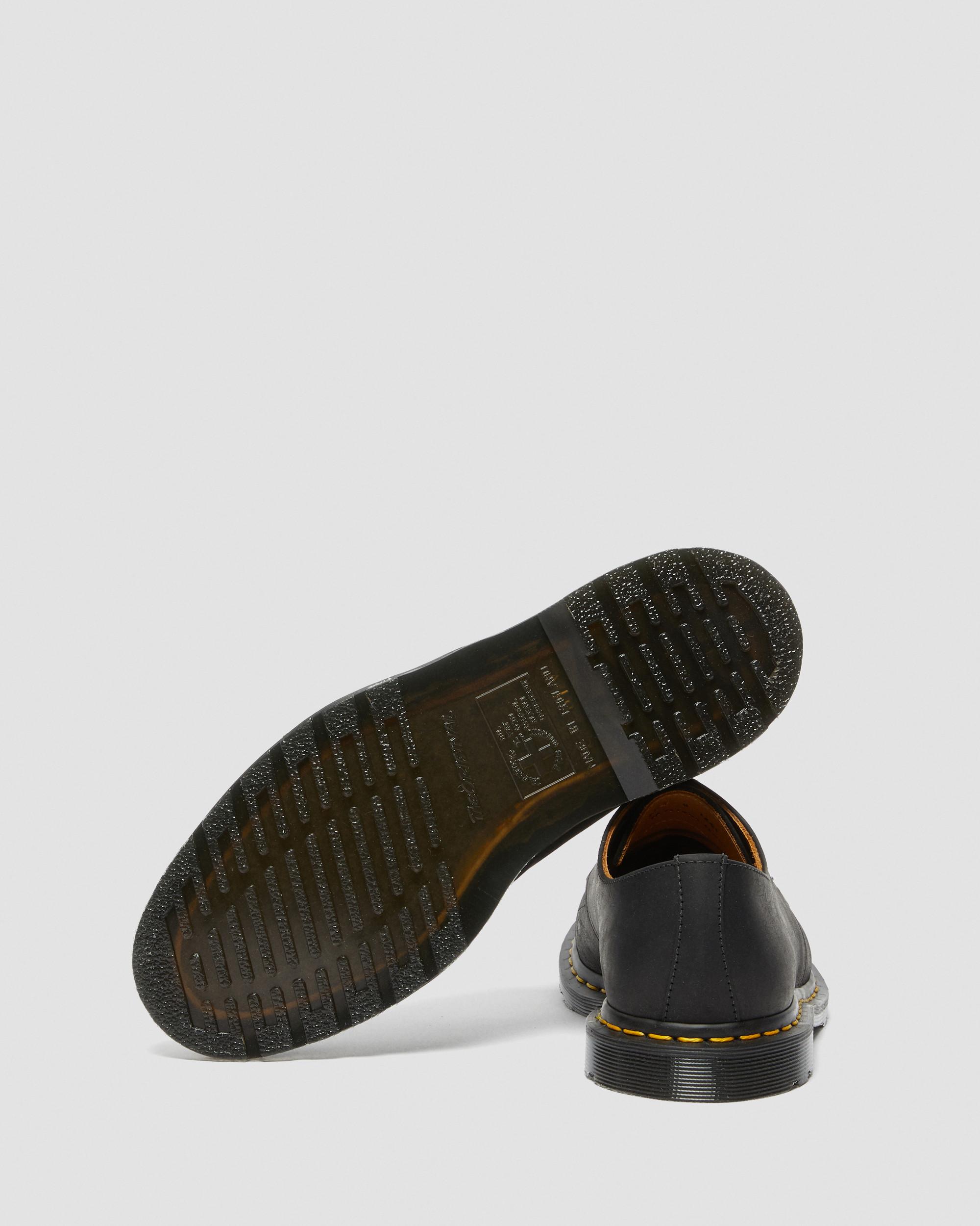 Archie II JJJJound Wyoming Leather Lace Up Shoes in BLACK | Dr