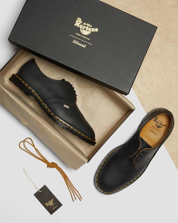 Archie II JJJJound Wyoming Leather Lace Up Shoes in Black Archie II JJJJound Wyoming Leather Lace Up Shoes in Black