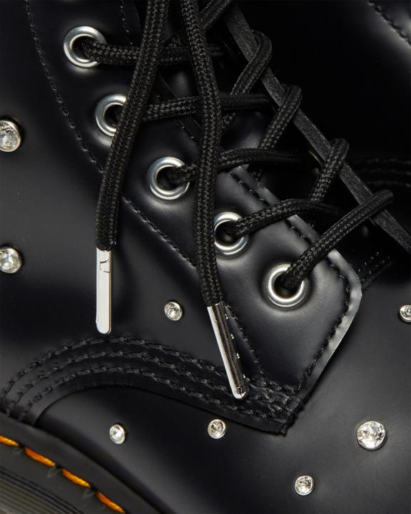 1460 ​EMBELLISHED WITH CRYSTALS FROM SWAROVSKI® 1460 Swarovski Leather Lace Up Boots Dr. Martens