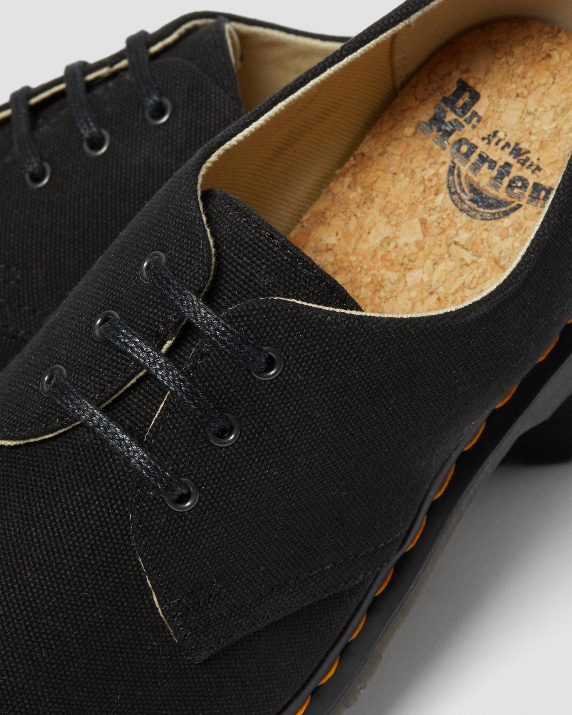 1461 Canvas Oxford Shoes in BLACK | Dr. Martens™