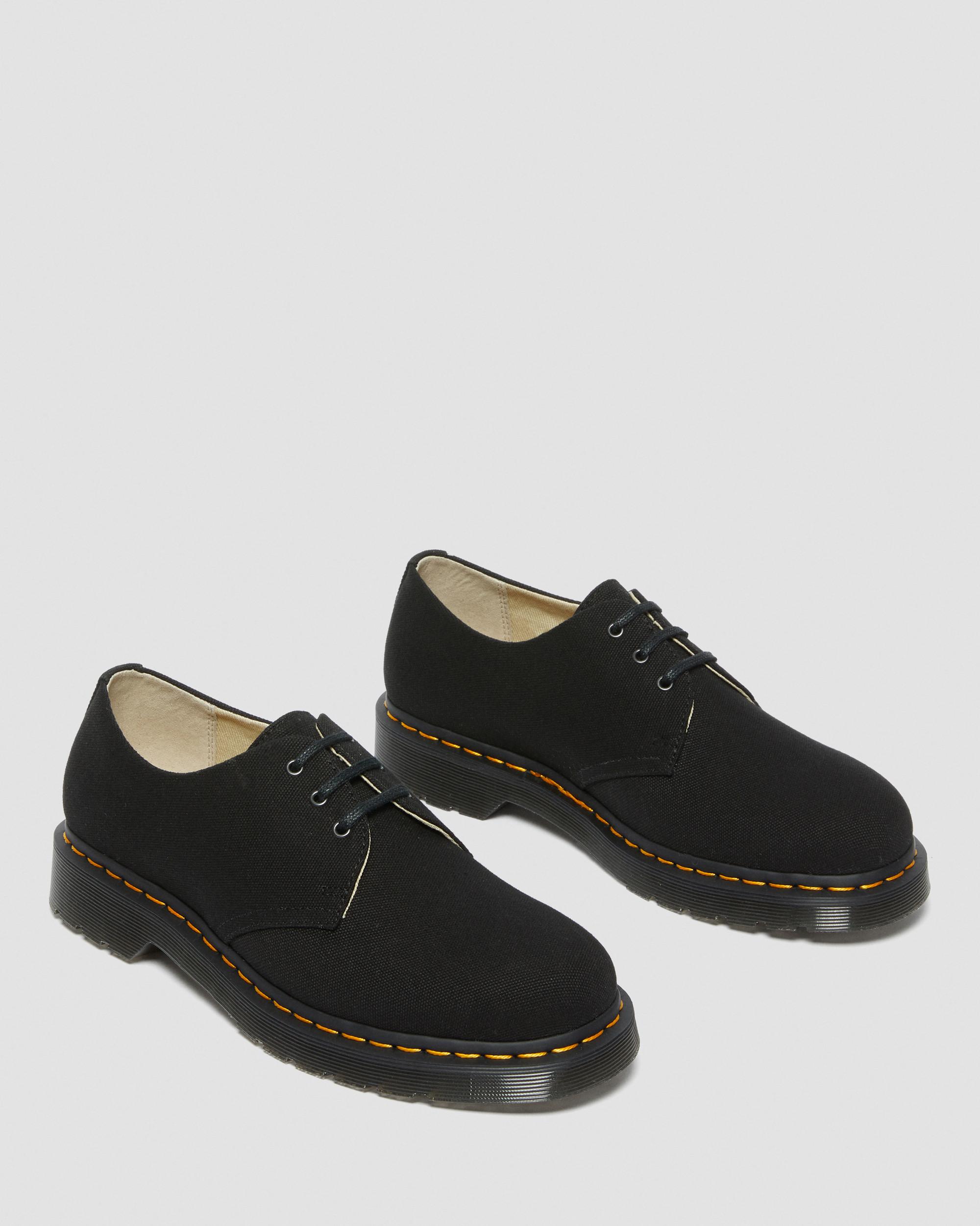 Dr. Martens キャンバス プラットフォームシューズ 1461 Canvas Oxford Shoes in BLACK | Dr. Martens™