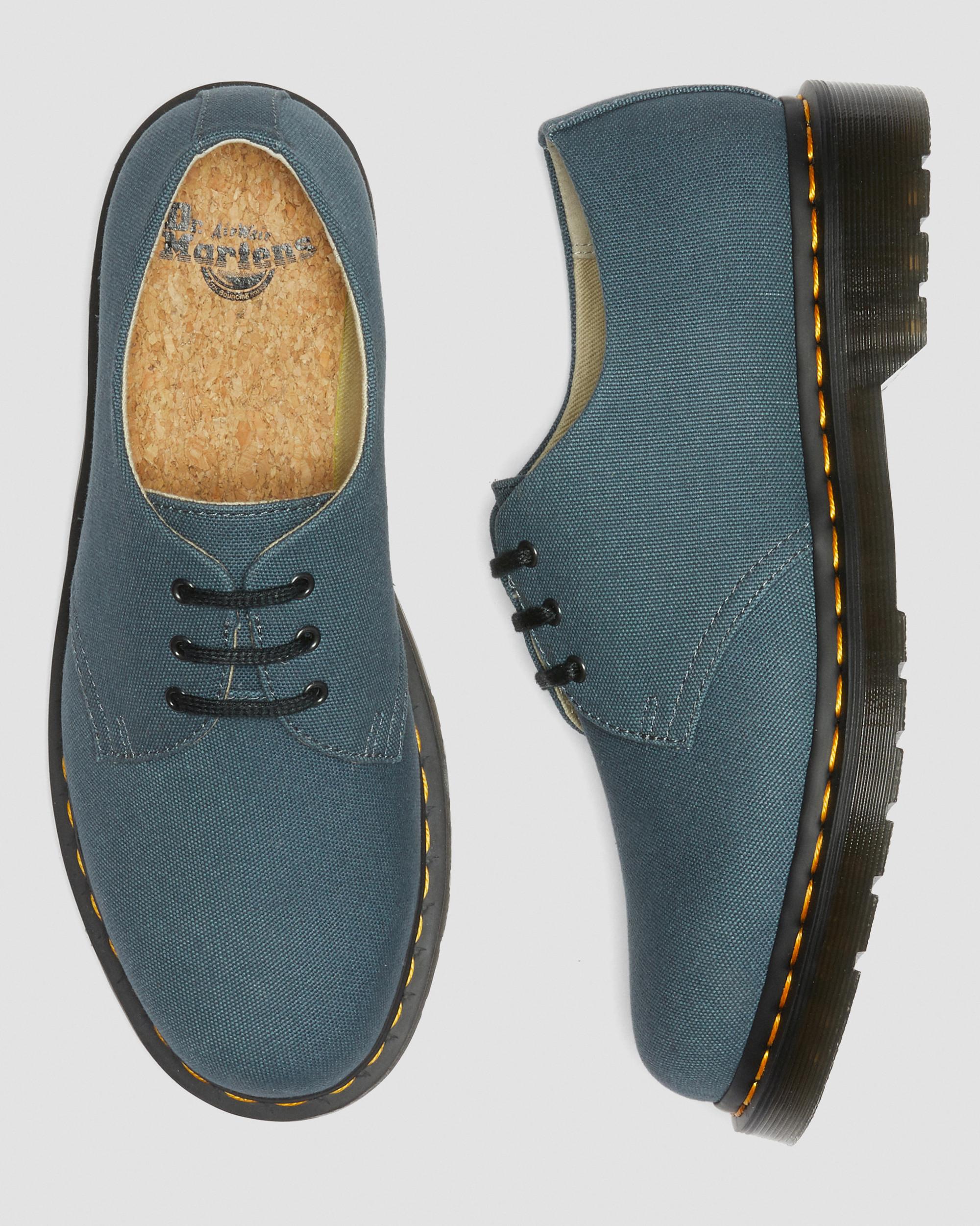 1461 Canvas Oxford Shoes in GRAPHITE | Dr. Martens™