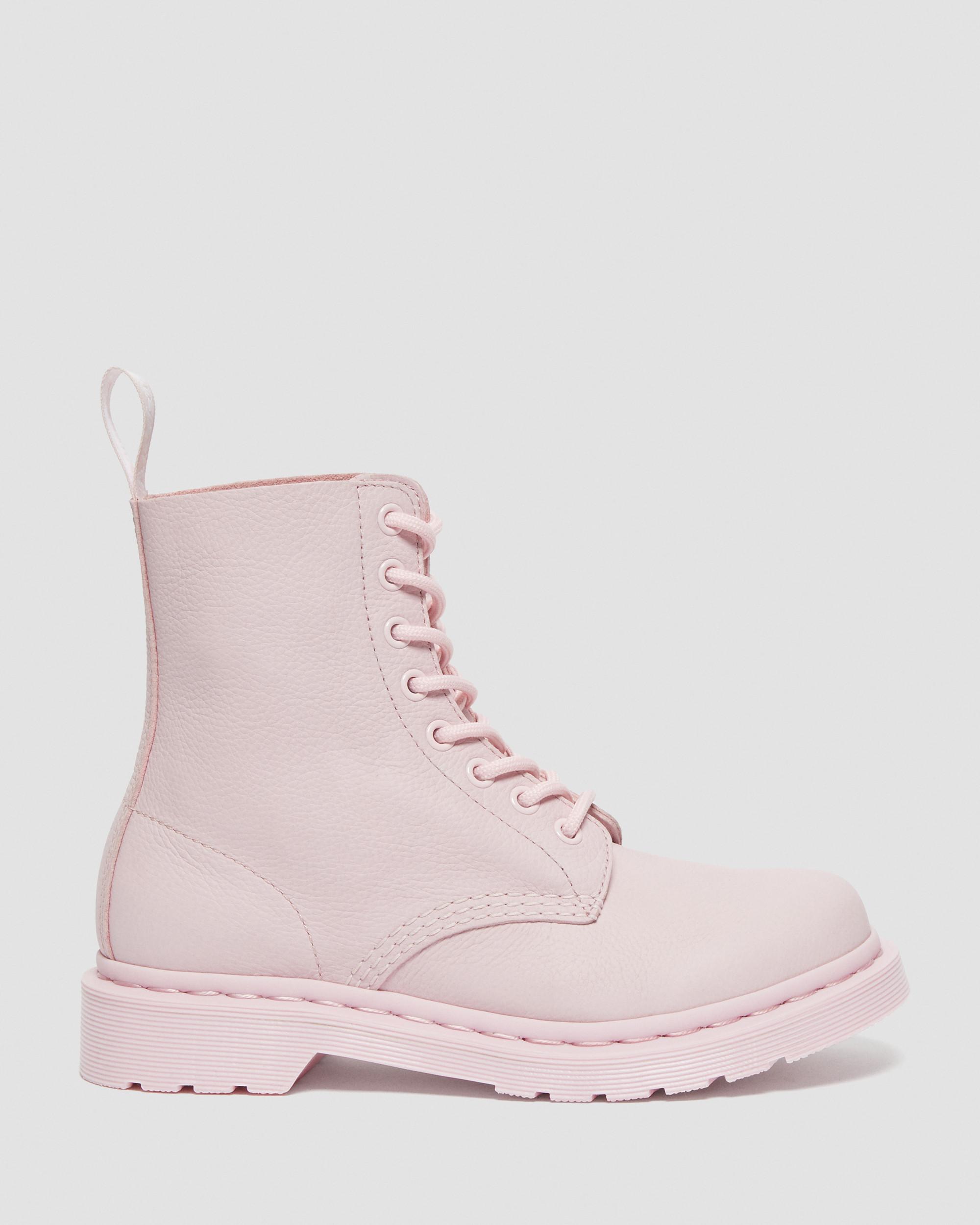 1460 Pascal Women's Mono Lace Up Boots in Pink