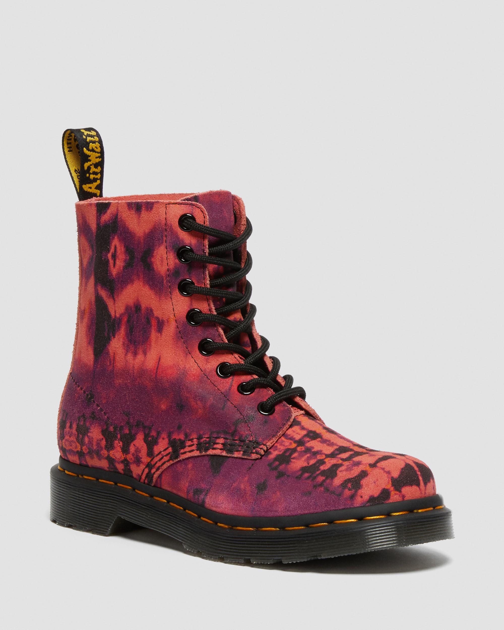 1460 Pascal Tie Dye Leather Lace Up Boots