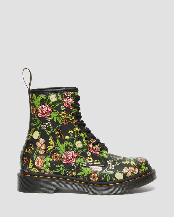 Boots 1460 à motif fleuri et à lacets Boots 1460 à motif fleuri et à lacets pour femme Dr. Martens