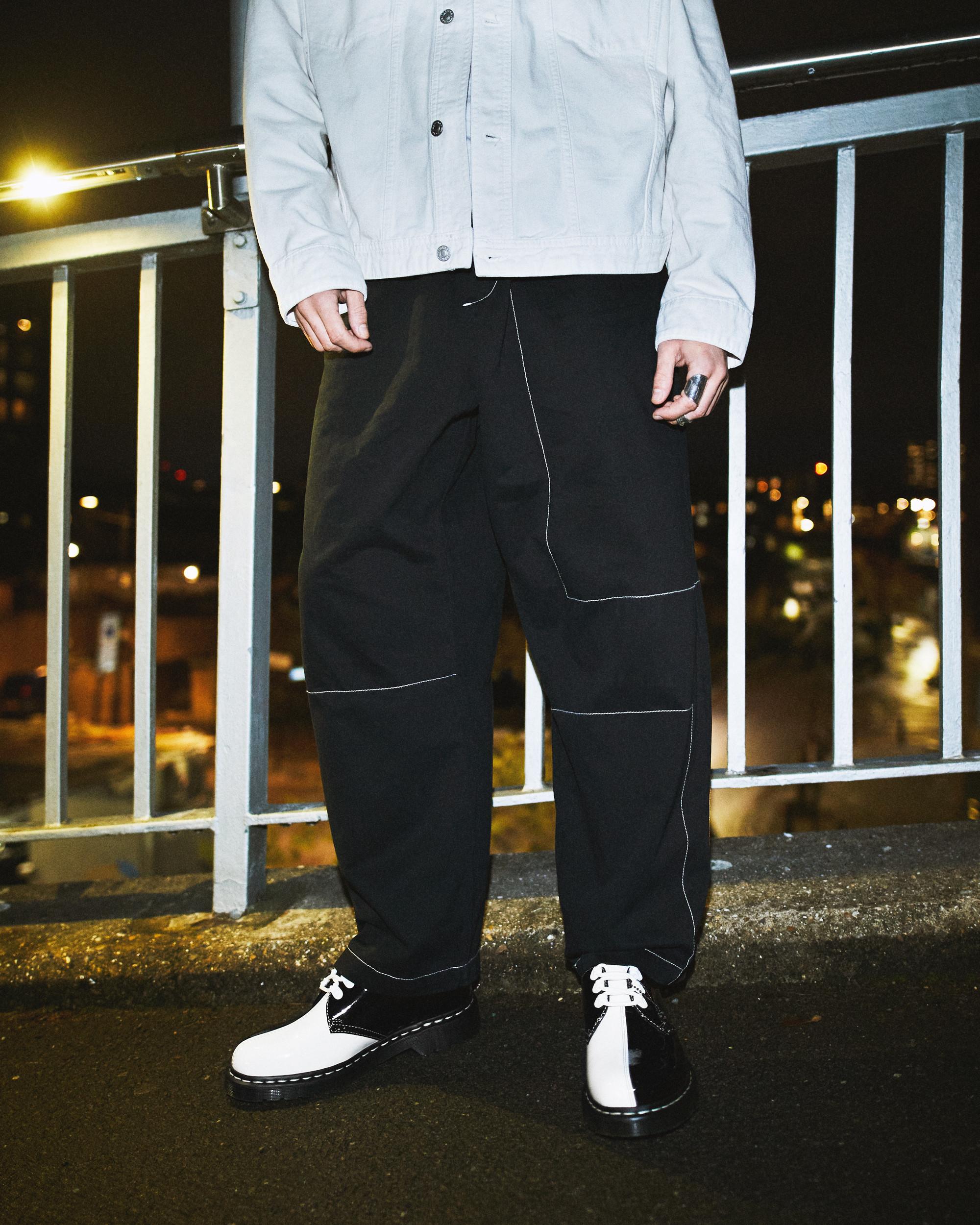 1461 Tokyo Patent Leather Oxford Shoes in BLACK+WHITE | Dr. Martens™