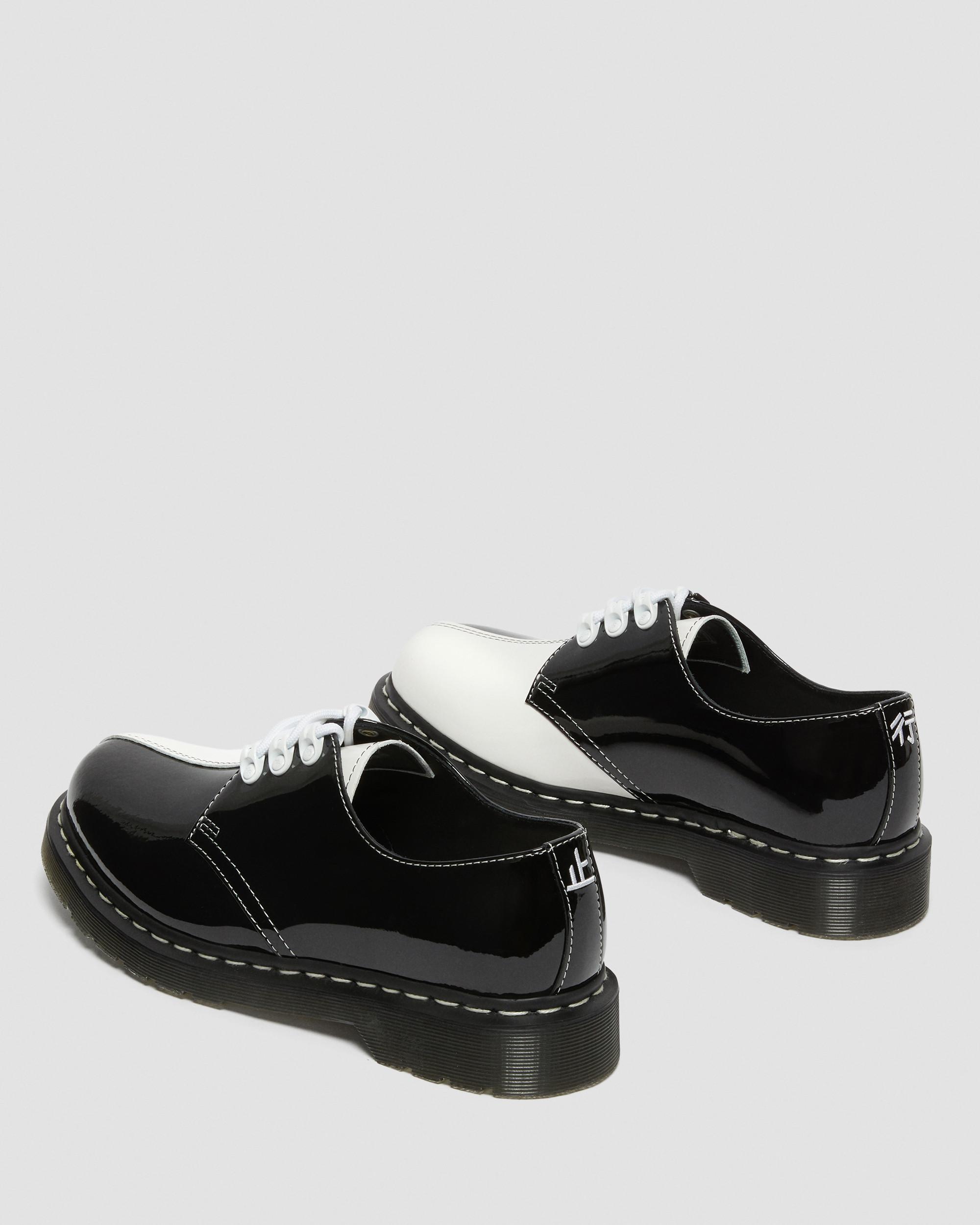 1461 Tokyo Patent Leather Oxford Shoes in BLACK+WHITE | Dr. Martens™