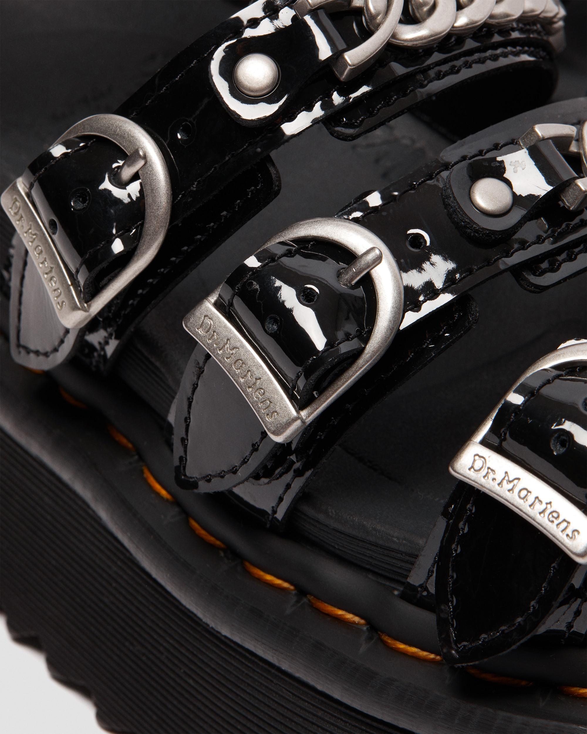 Blaire Ii Quad Patent Platform Sandals in BLACK | Dr. Martens™